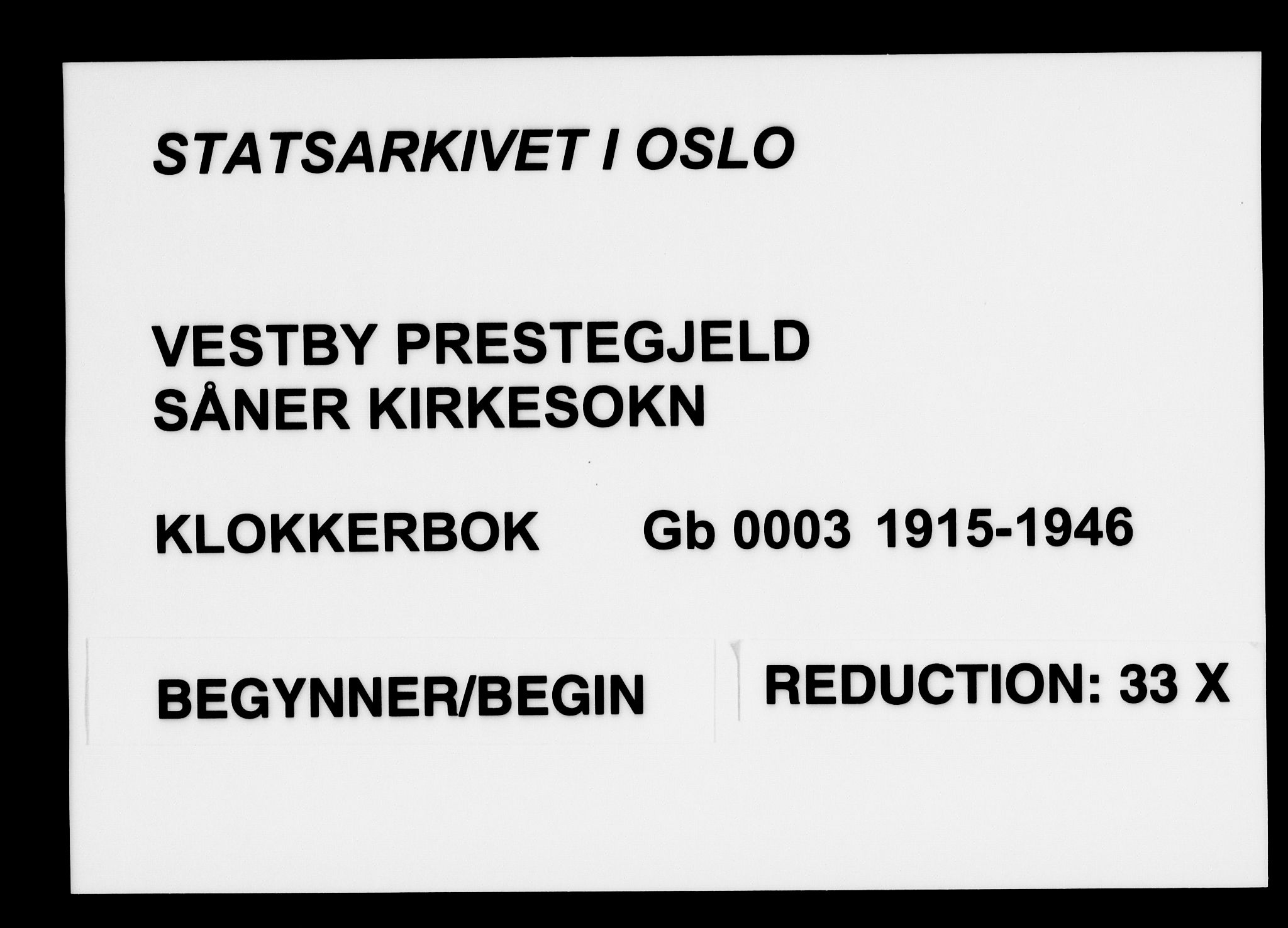 Vestby prestekontor Kirkebøker, SAO/A-10893/G/Gb/L0003: Parish register (copy) no. II 3, 1915-1946