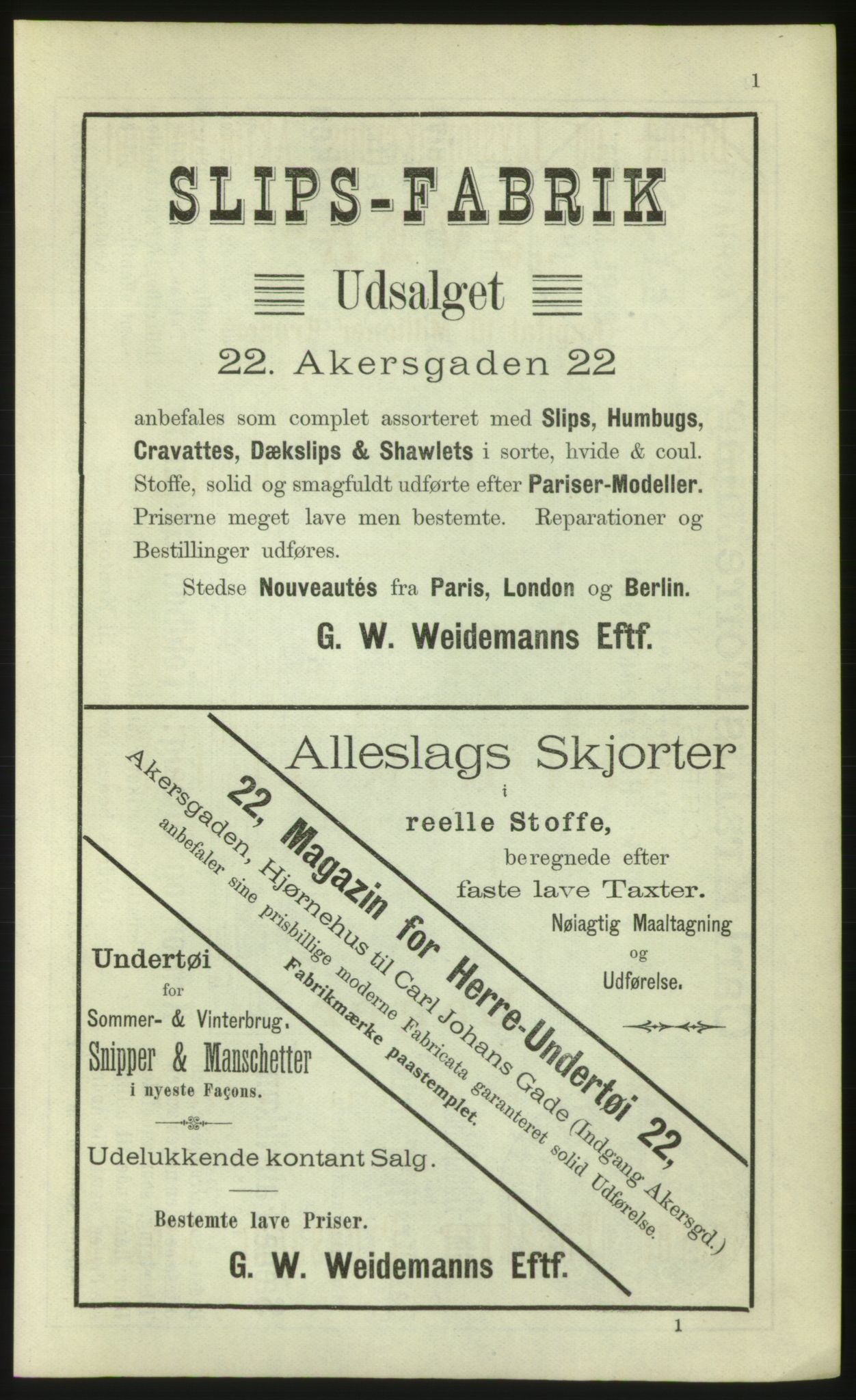 Kristiania/Oslo adressebok, PUBL/-, 1881, p. 1