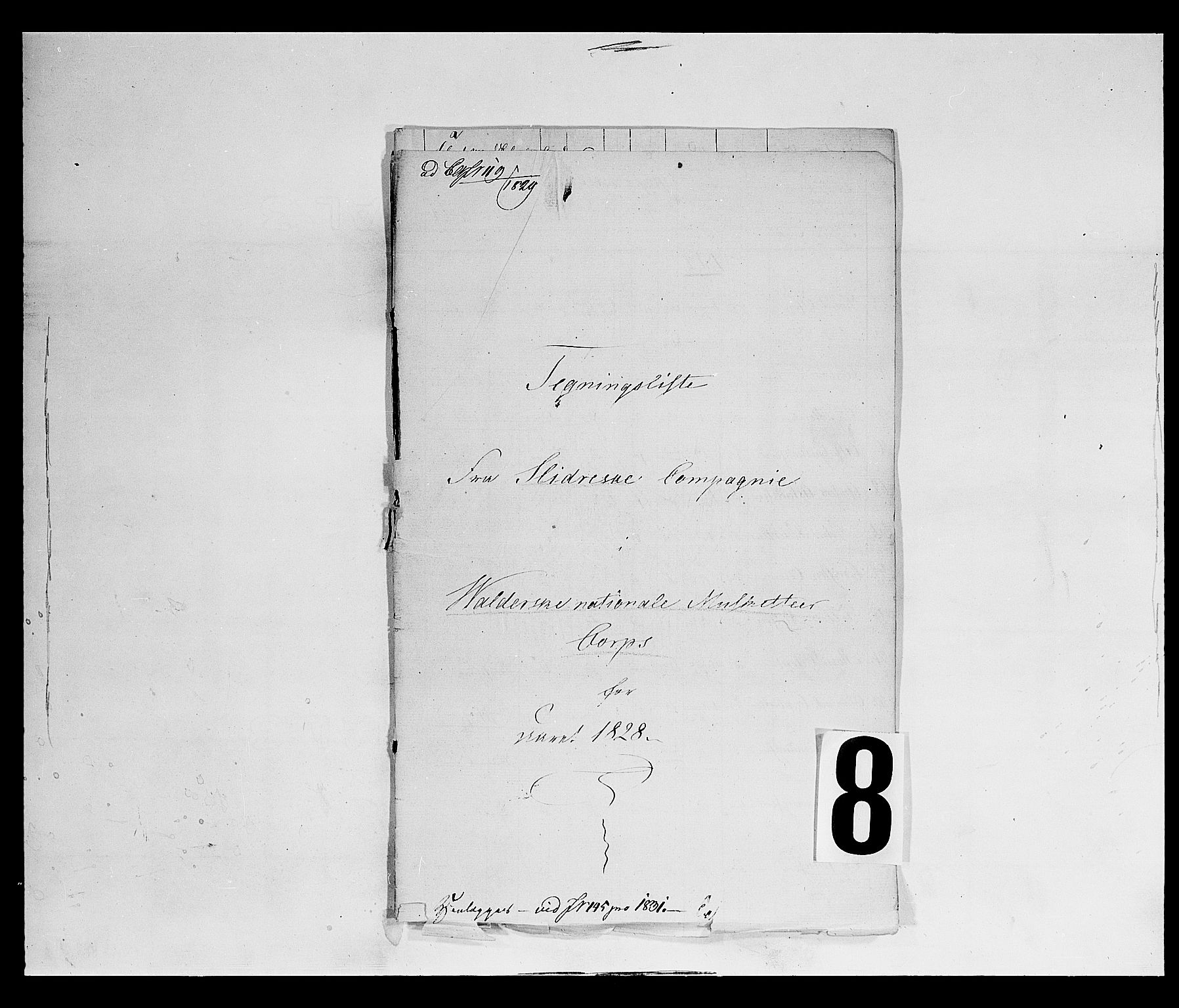 Fylkesmannen i Oppland, SAH/FYO-002/1/K/Kb/L1160: Valderske nasjonale musketérkorps - Slidreske kompani, 1818-1860, p. 113