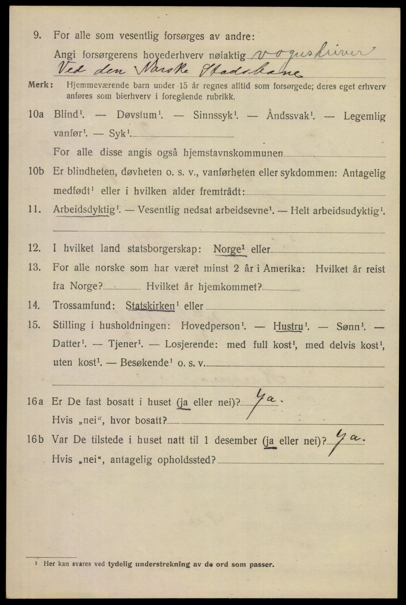 SAKO, 1920 census for Notodden, 1920, p. 16871