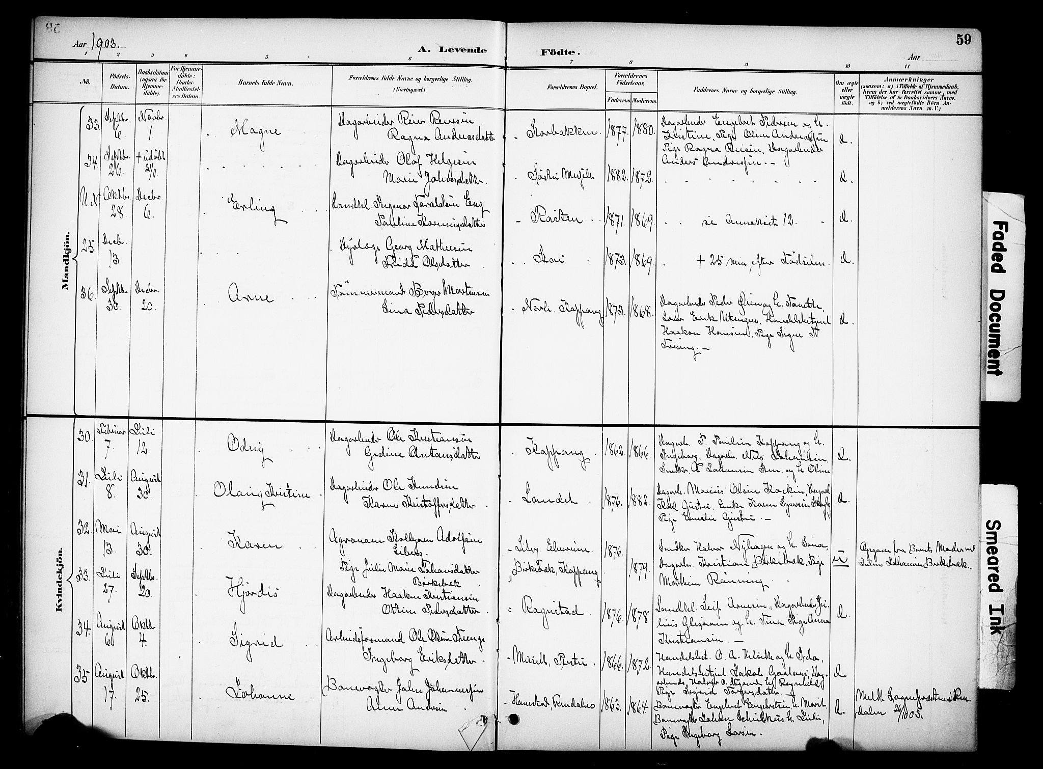 Stor-Elvdal prestekontor, AV/SAH-PREST-052/H/Ha/Hab/L0003: Parish register (copy) no. 3, 1895-1917, p. 59