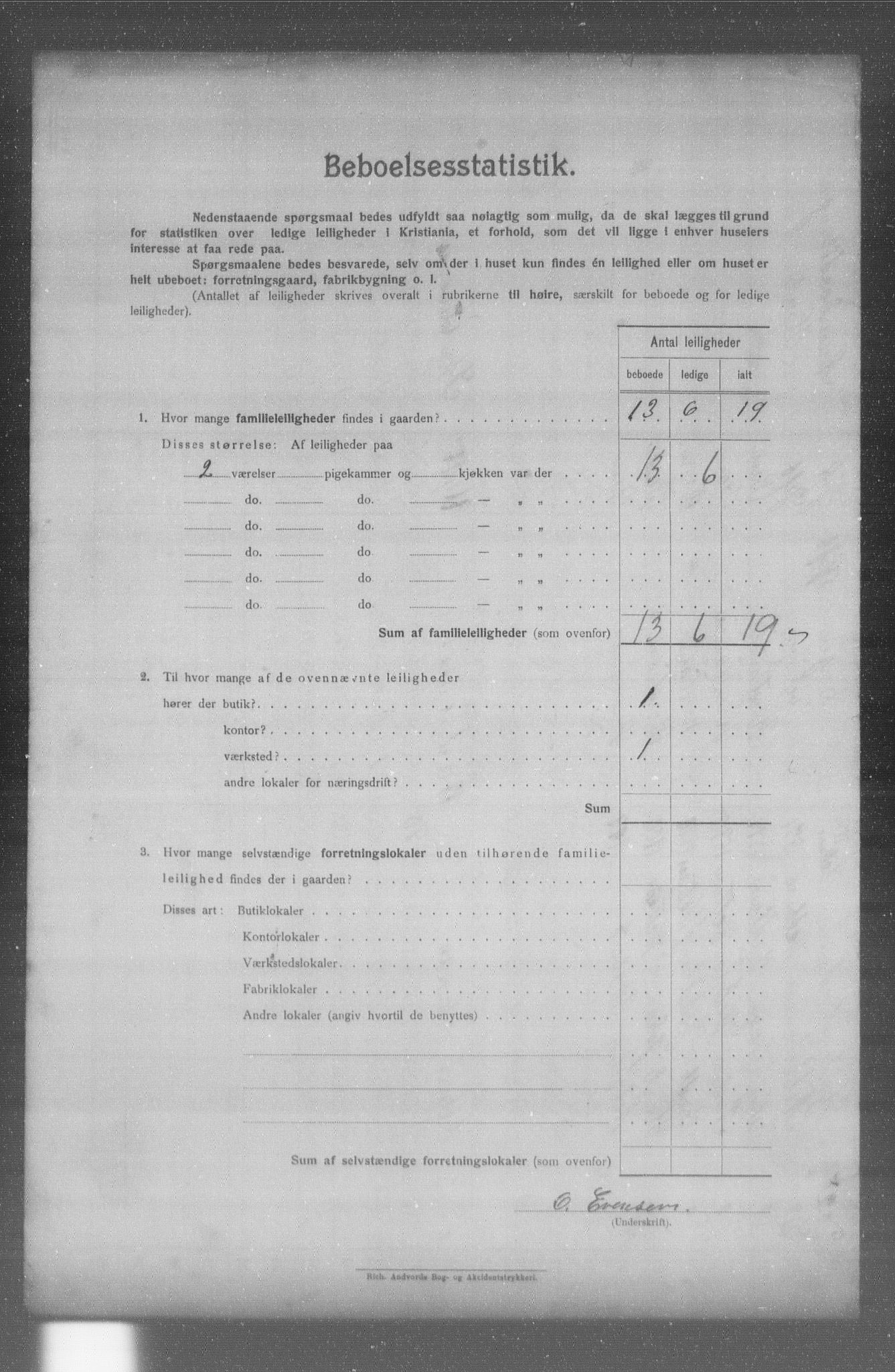 OBA, Municipal Census 1904 for Kristiania, 1904, p. 9673