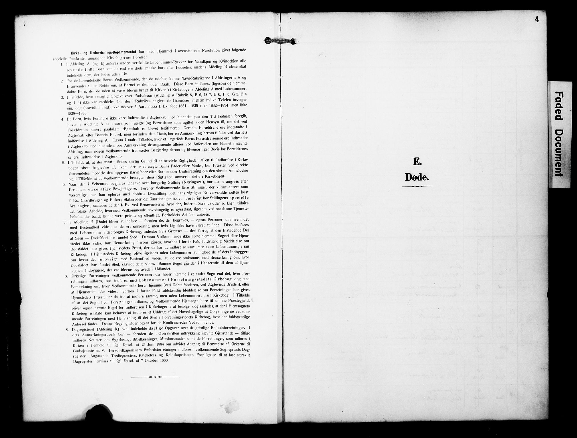 Bergen kommunale pleiehjem - stiftelsespresten, SAB/A-100281: Parish register (official) no. A 6, 1908-1920, p. 4