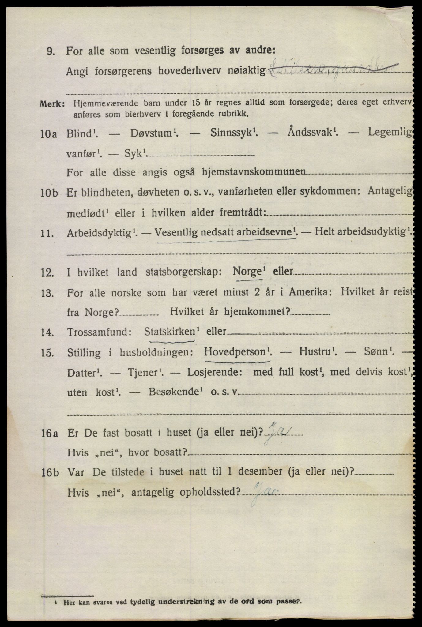 SAKO, 1920 census for Sem, 1920, p. 10386