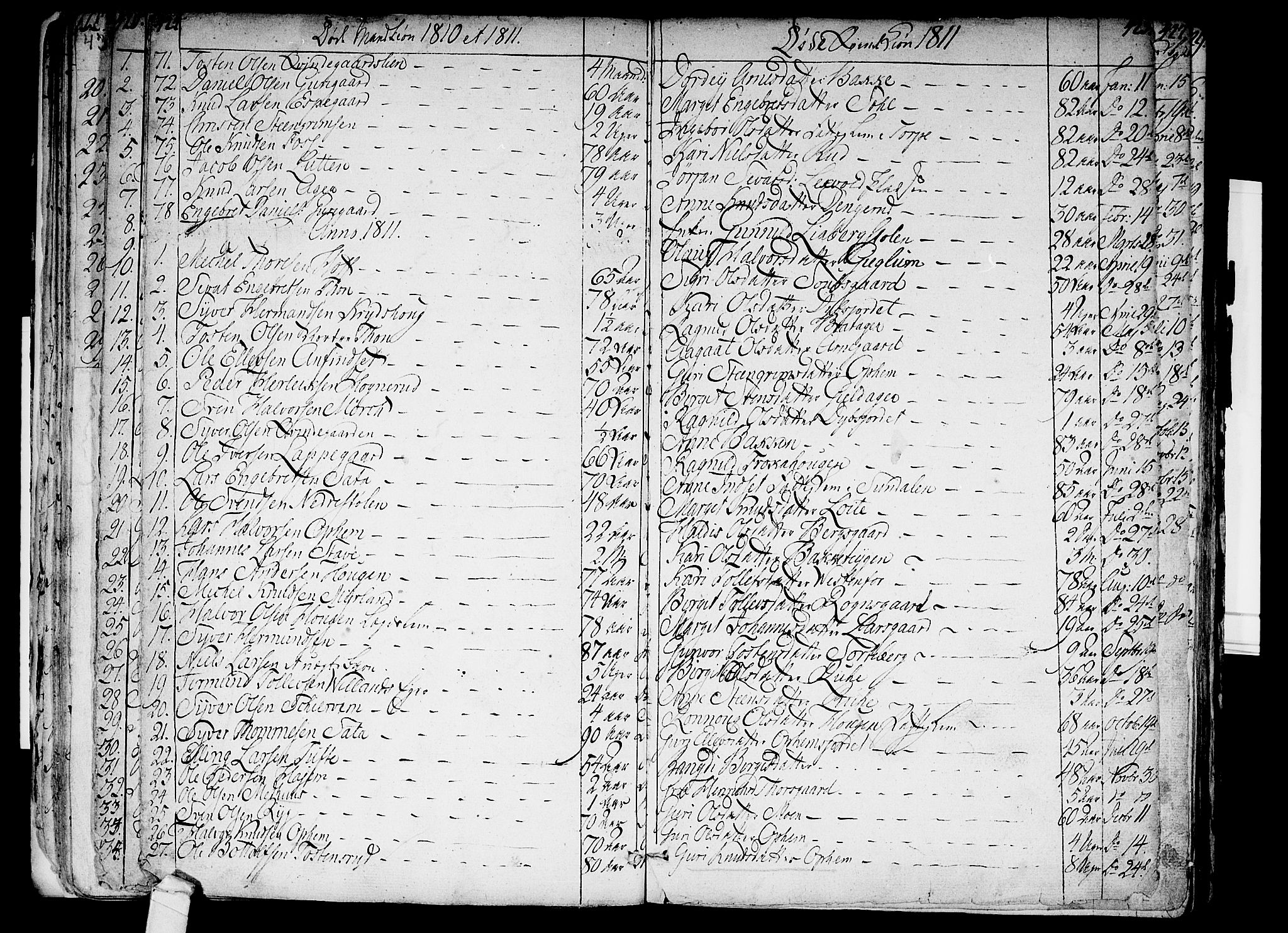 Ål kirkebøker, SAKO/A-249/F/Fa/L0003: Parish register (official) no. I 3, 1807-1814, p. 424-425