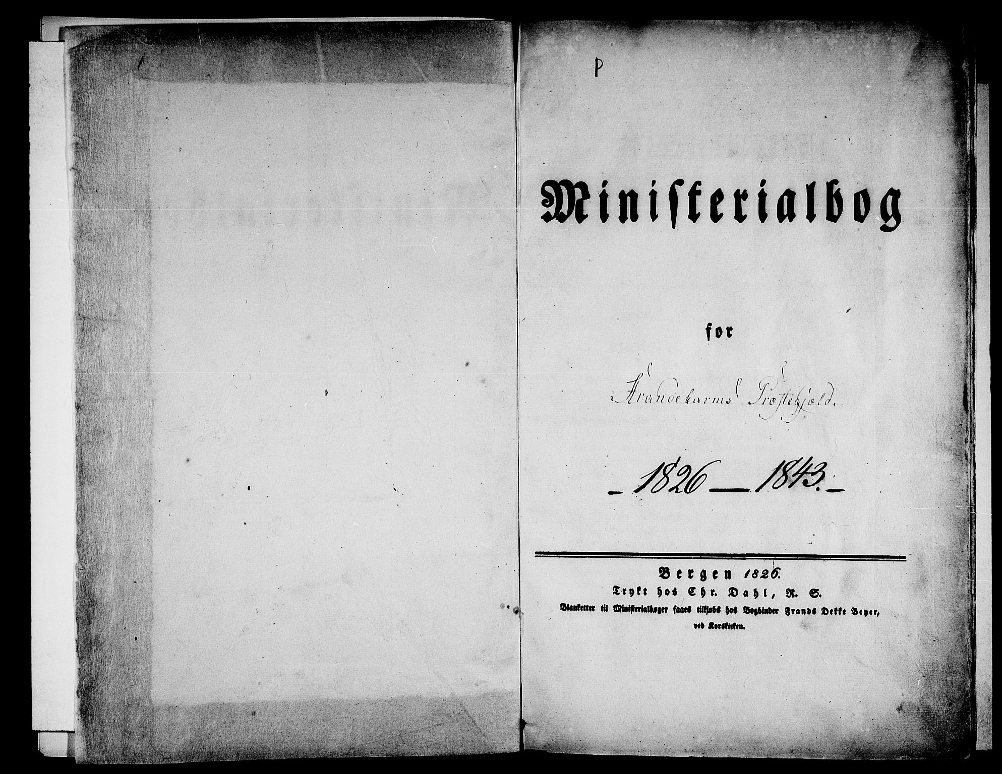 Strandebarm sokneprestembete, AV/SAB-A-78401/H/Haa: Parish register (official) no. A 6, 1826-1843