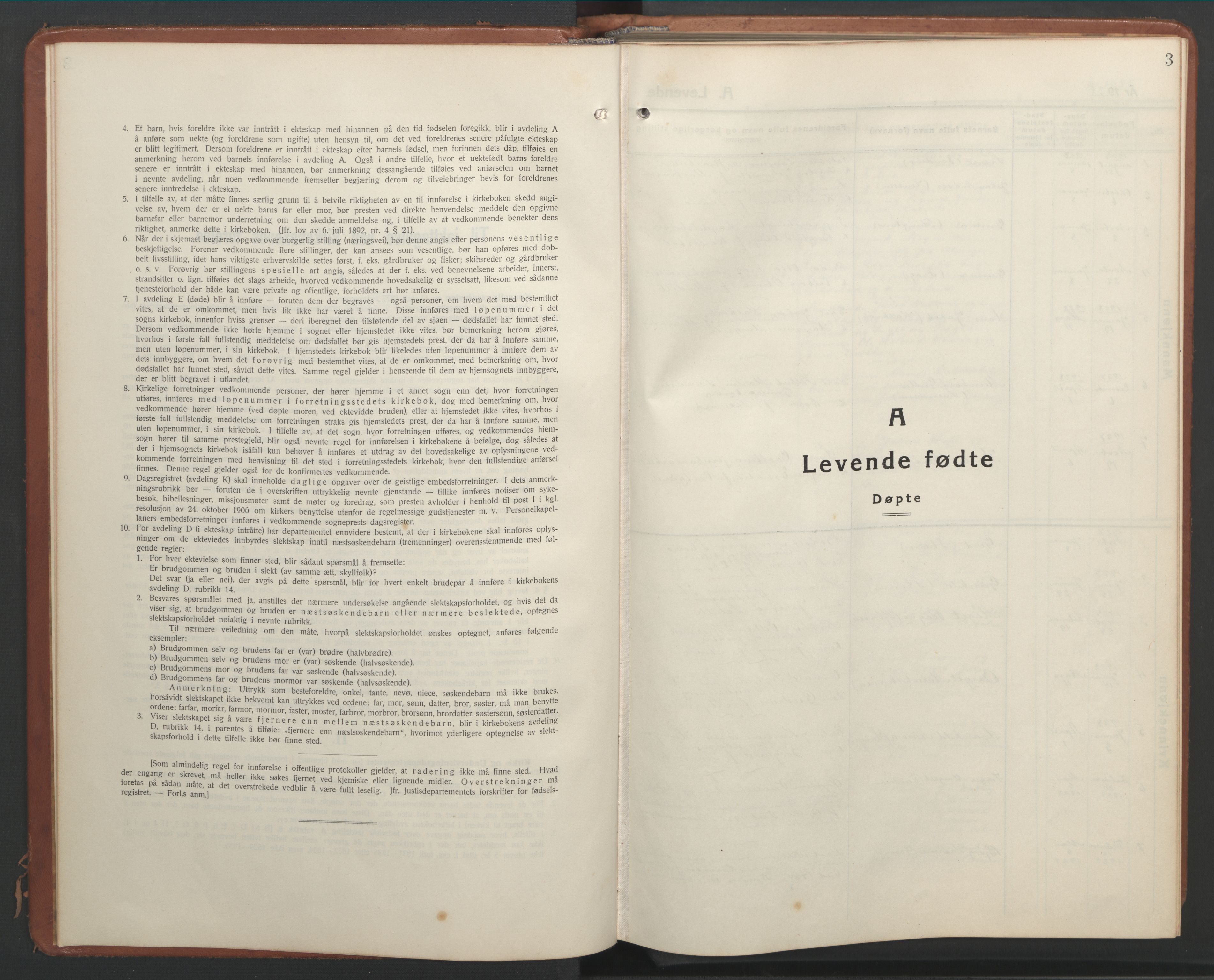 Ministerialprotokoller, klokkerbøker og fødselsregistre - Nord-Trøndelag, SAT/A-1458/768/L0583: Parish register (copy) no. 768C01, 1928-1953, p. 3