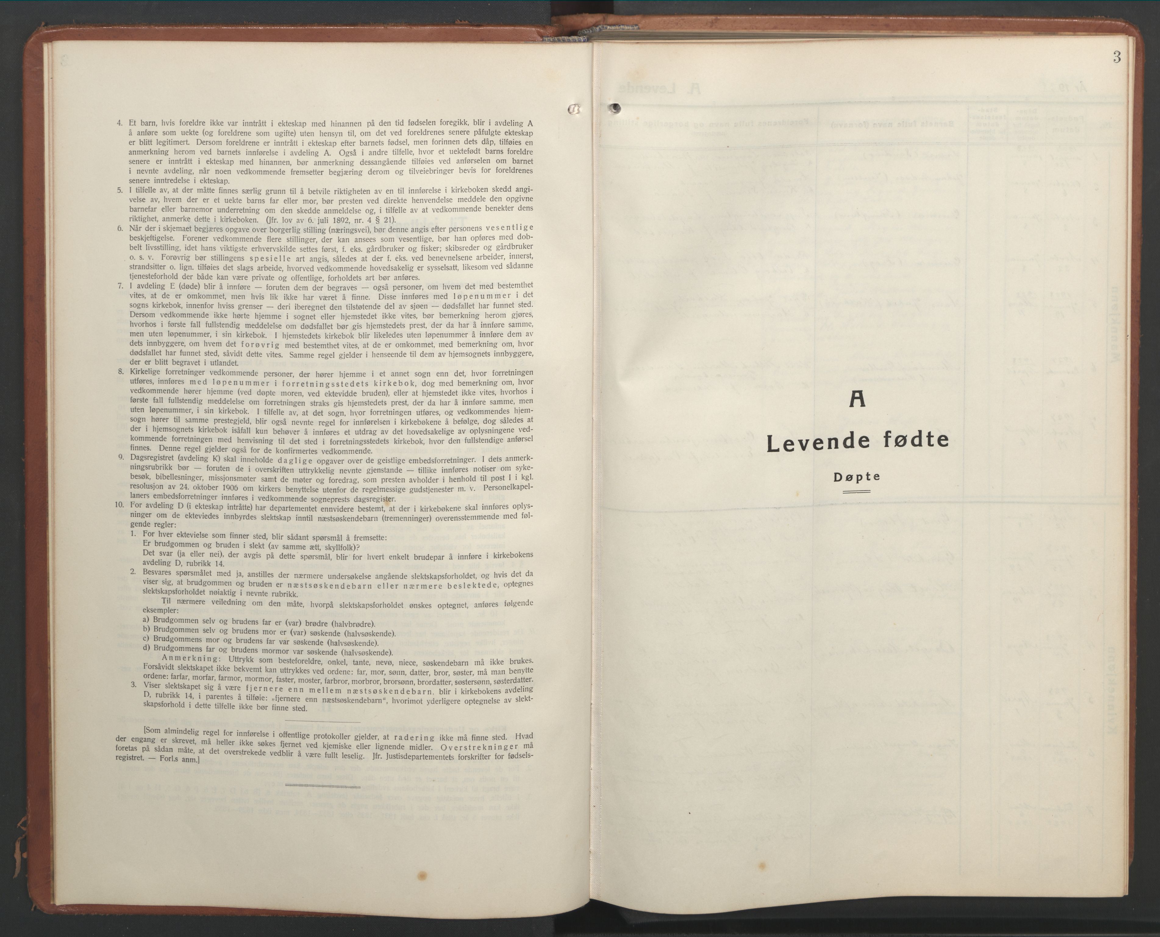 Ministerialprotokoller, klokkerbøker og fødselsregistre - Nord-Trøndelag, AV/SAT-A-1458/768/L0583: Parish register (copy) no. 768C01, 1928-1953, p. 3