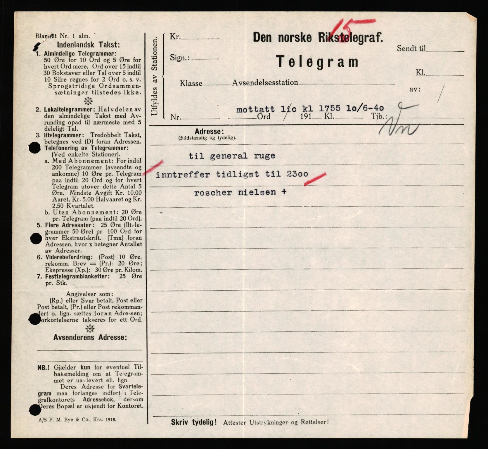 Forsvaret, Forsvarets krigshistoriske avdeling, AV/RA-RAFA-2017/Y/Yf/L0198: II-C-11-2100  -  Kapitulasjonen i 1940, 1940, p. 293