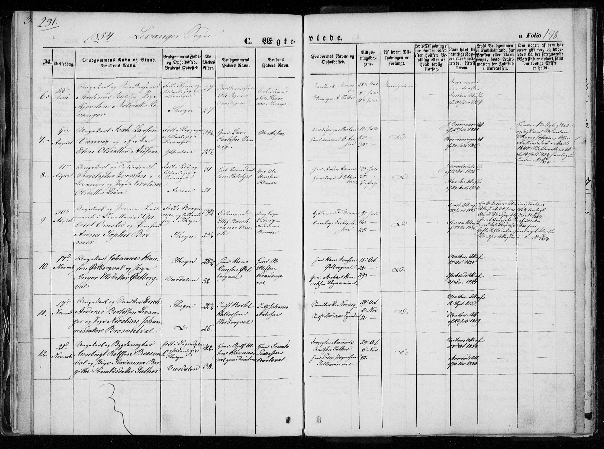 Ministerialprotokoller, klokkerbøker og fødselsregistre - Nord-Trøndelag, SAT/A-1458/720/L0183: Parish register (official) no. 720A01, 1836-1855, p. 198