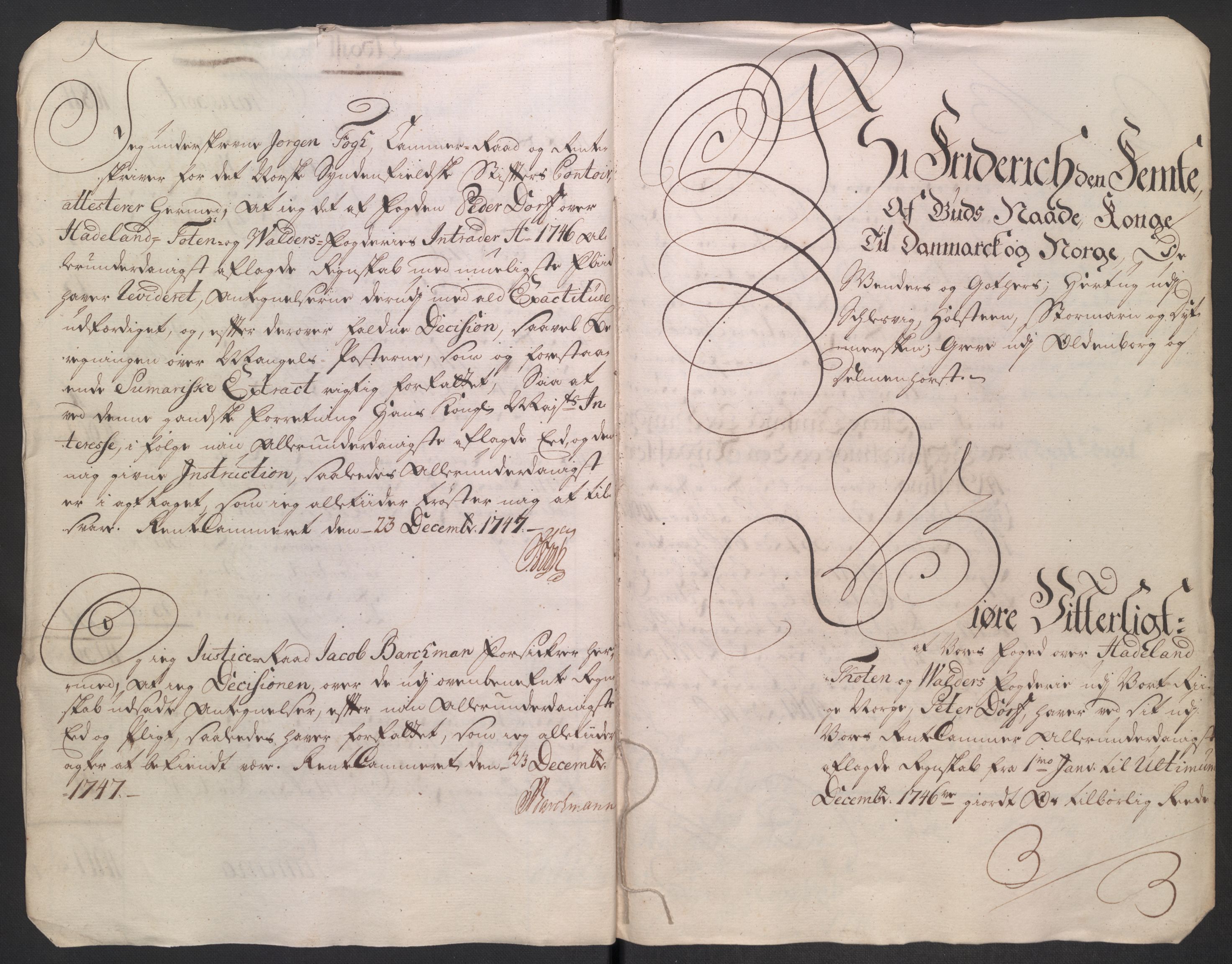 Rentekammeret inntil 1814, Reviderte regnskaper, Fogderegnskap, RA/EA-4092/R18/L1345: Fogderegnskap Hadeland, Toten og Valdres, 1745-1746, p. 368