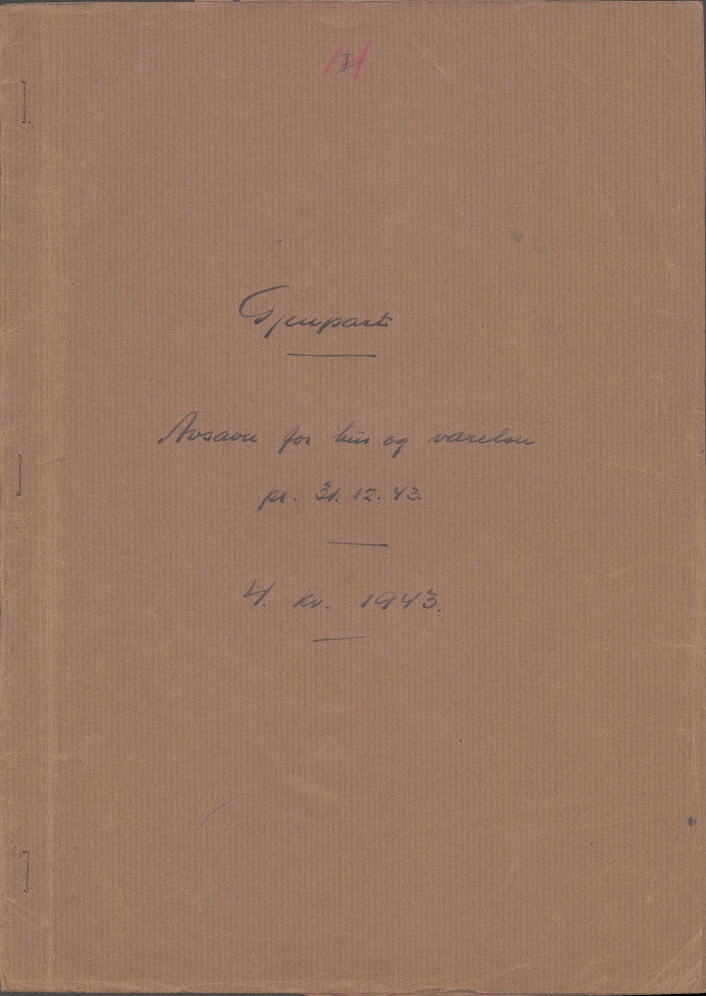 Forsvarsdepartementet, 10. kontor / Oppgjørskontoret, AV/RA-RAFA-1225/D/Db/L0178: Lista oppgjørskontor, 1941-1947, p. 1783