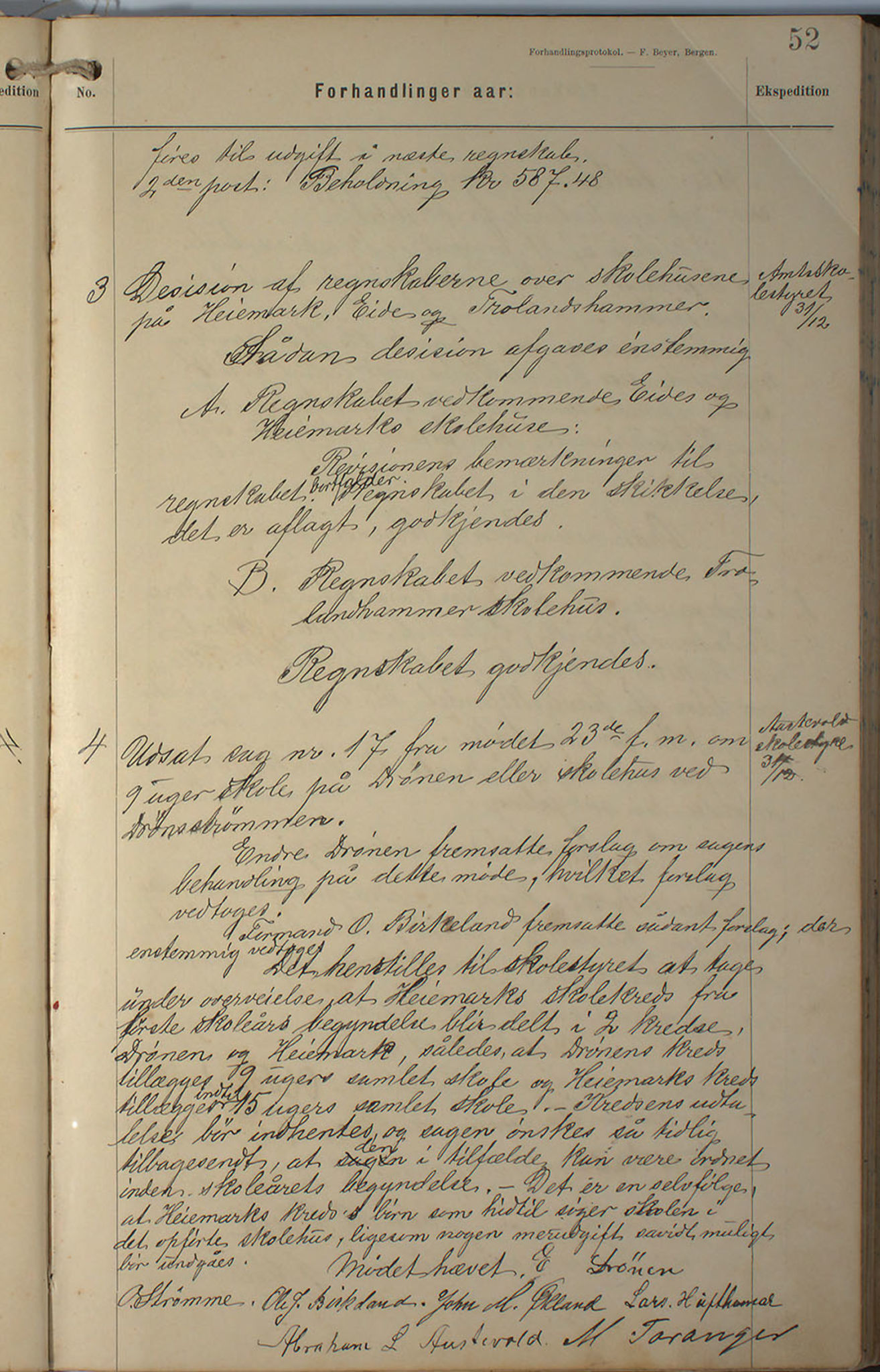 Austevoll kommune. Formannskapet, IKAH/1244-021/A/Aa/L0002a: Møtebok for heradstyret, 1901-1910, p. 102