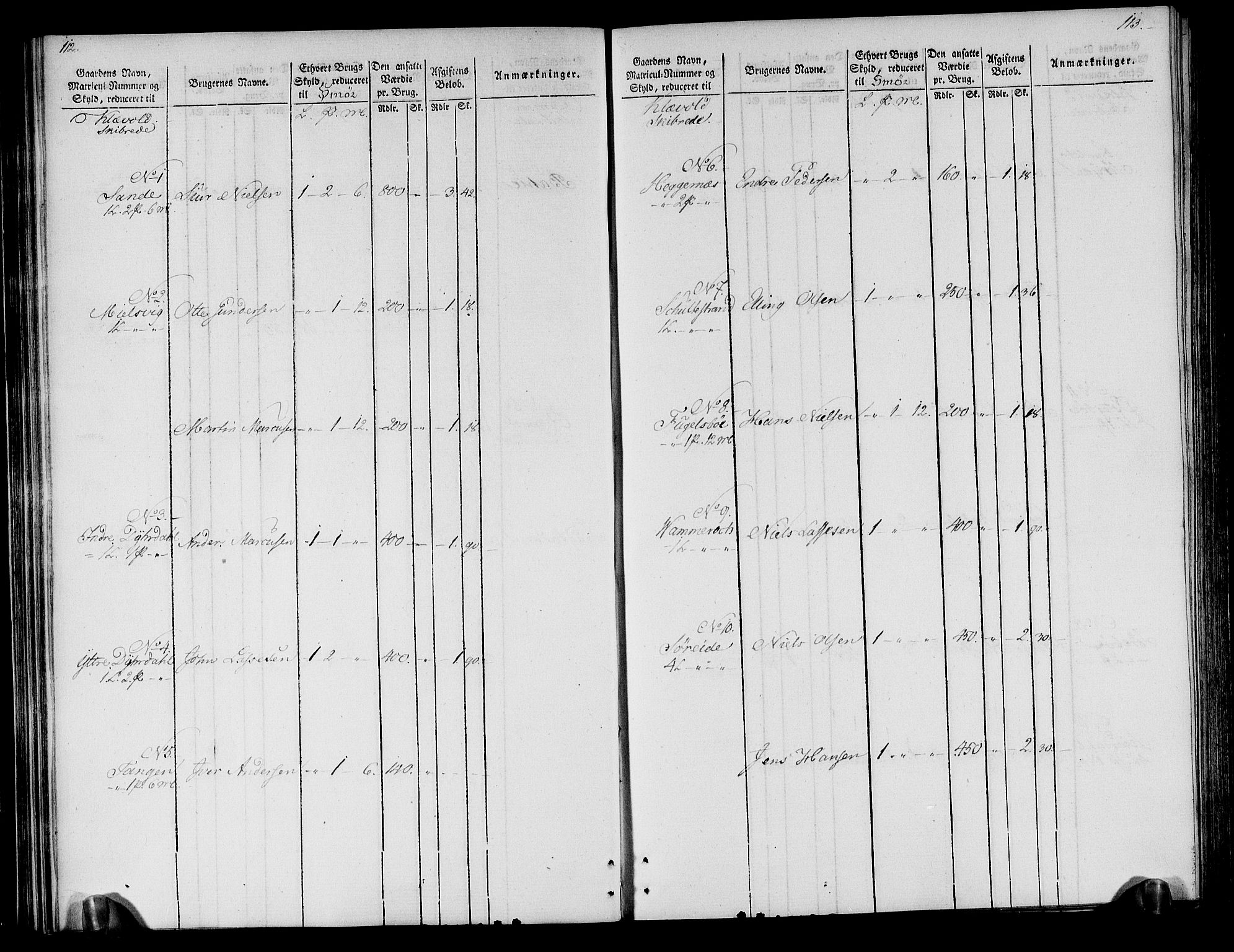 Rentekammeret inntil 1814, Realistisk ordnet avdeling, RA/EA-4070/N/Ne/Nea/L0118: Ytre og Indre Sogn fogderi. Oppebørselsregister, 1803-1804, p. 60