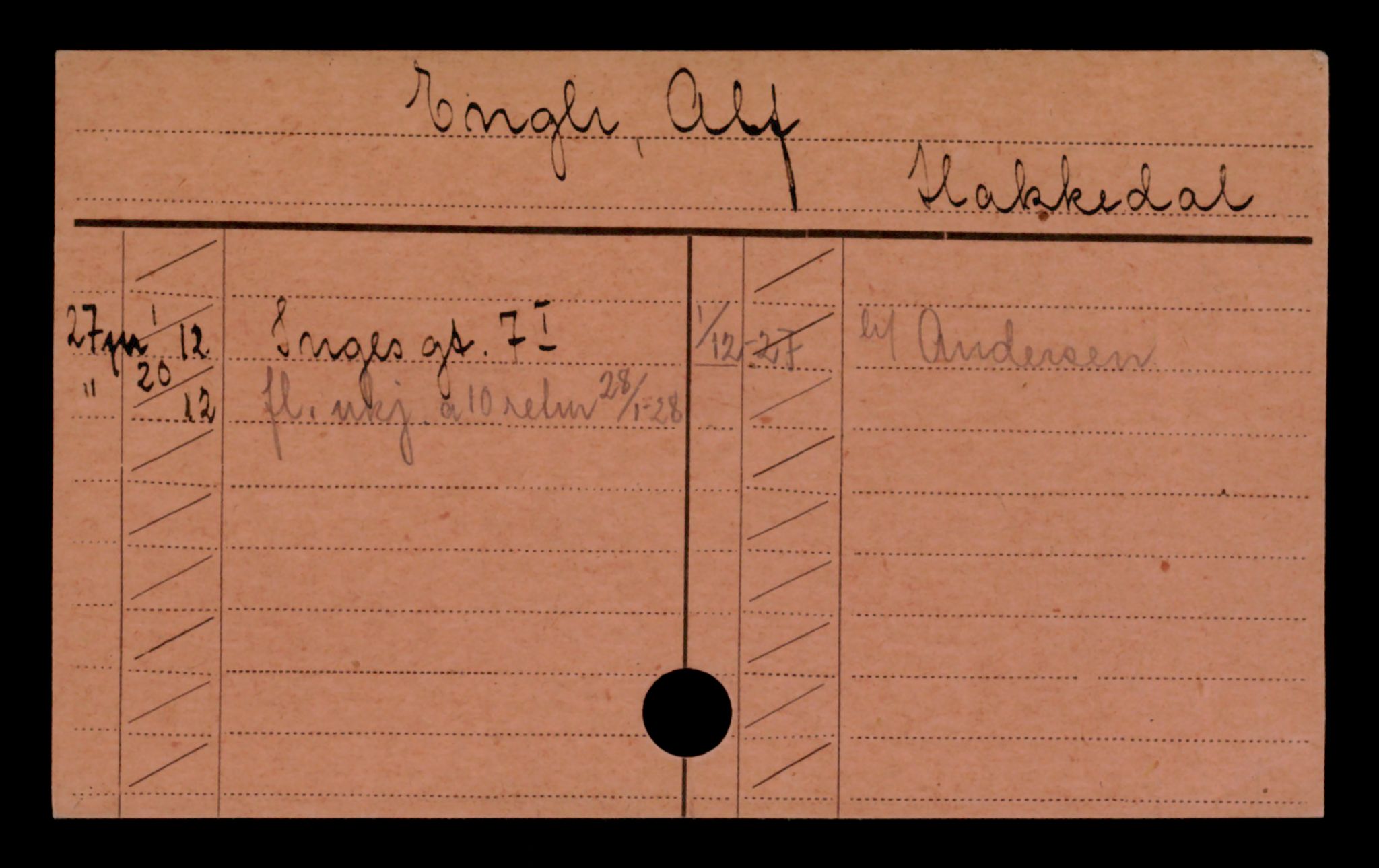 Oslo folkeregister, Registerkort, SAO/A-11715/D/Da/L0017: Menn: Eng Axel - Eriksen Einar, 1906-1919