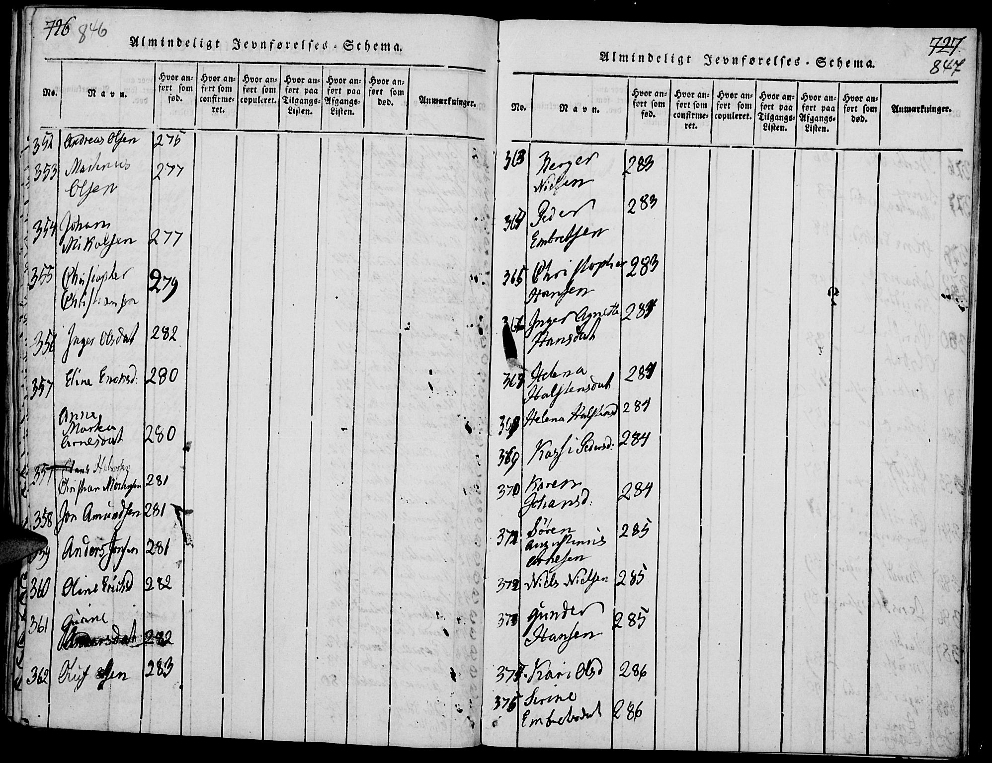 Elverum prestekontor, AV/SAH-PREST-044/H/Ha/Haa/L0007: Parish register (official) no. 7, 1815-1830, p. 846-847