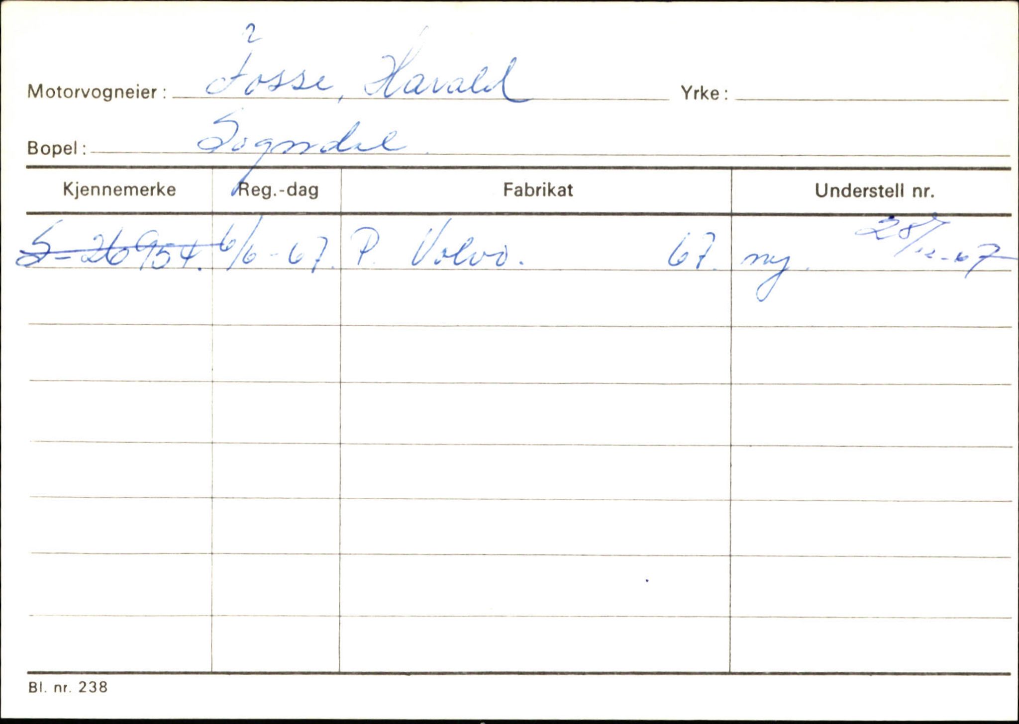 Statens vegvesen, Sogn og Fjordane vegkontor, AV/SAB-A-5301/4/F/L0124: Eigarregister Sogndal A-U, 1945-1975, p. 625