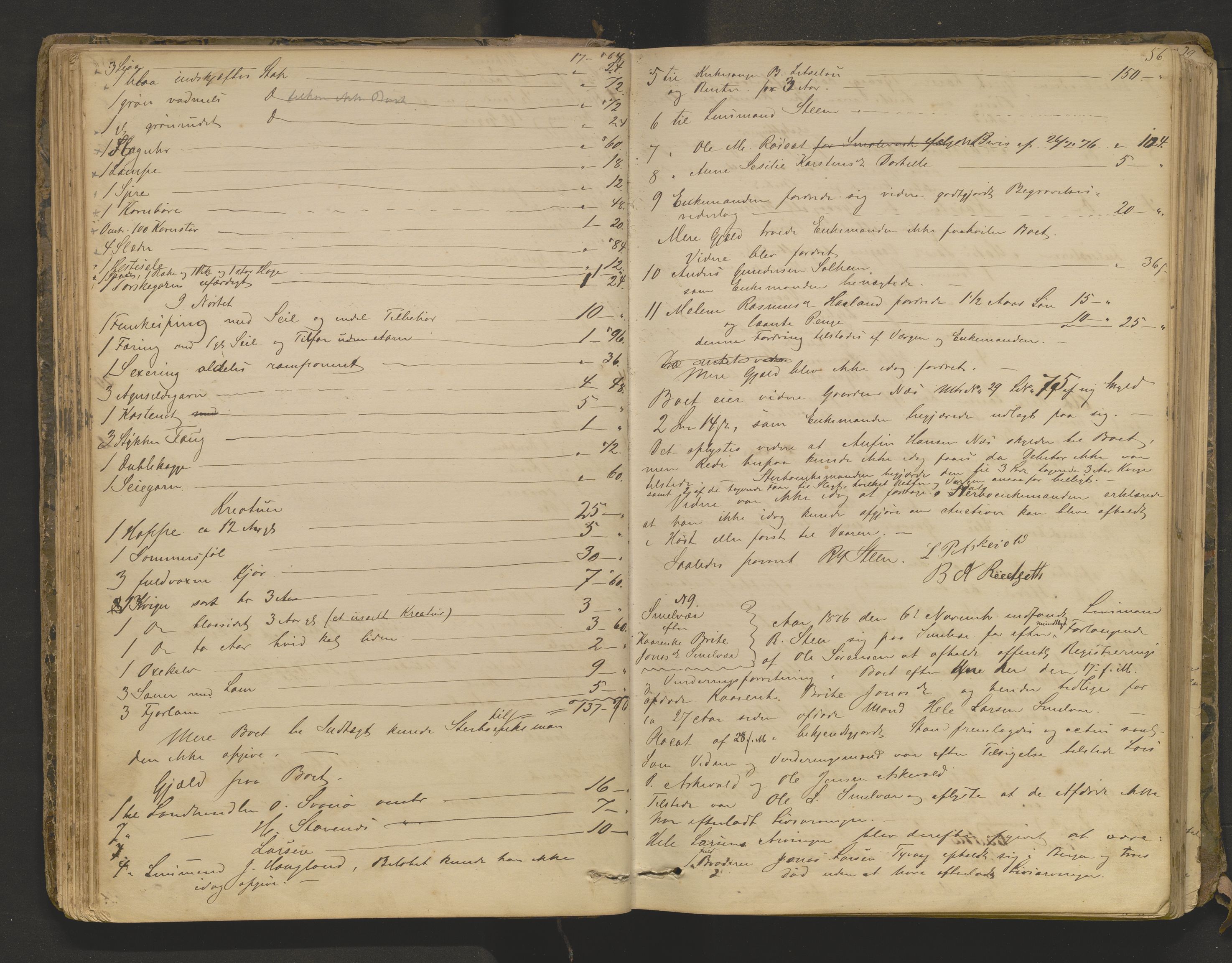 Lensmannen i Askvoll, AV/SAB-A-26301/0006/L0003: Registreringsprotokoll, 1869-1904, p. 55b-56a