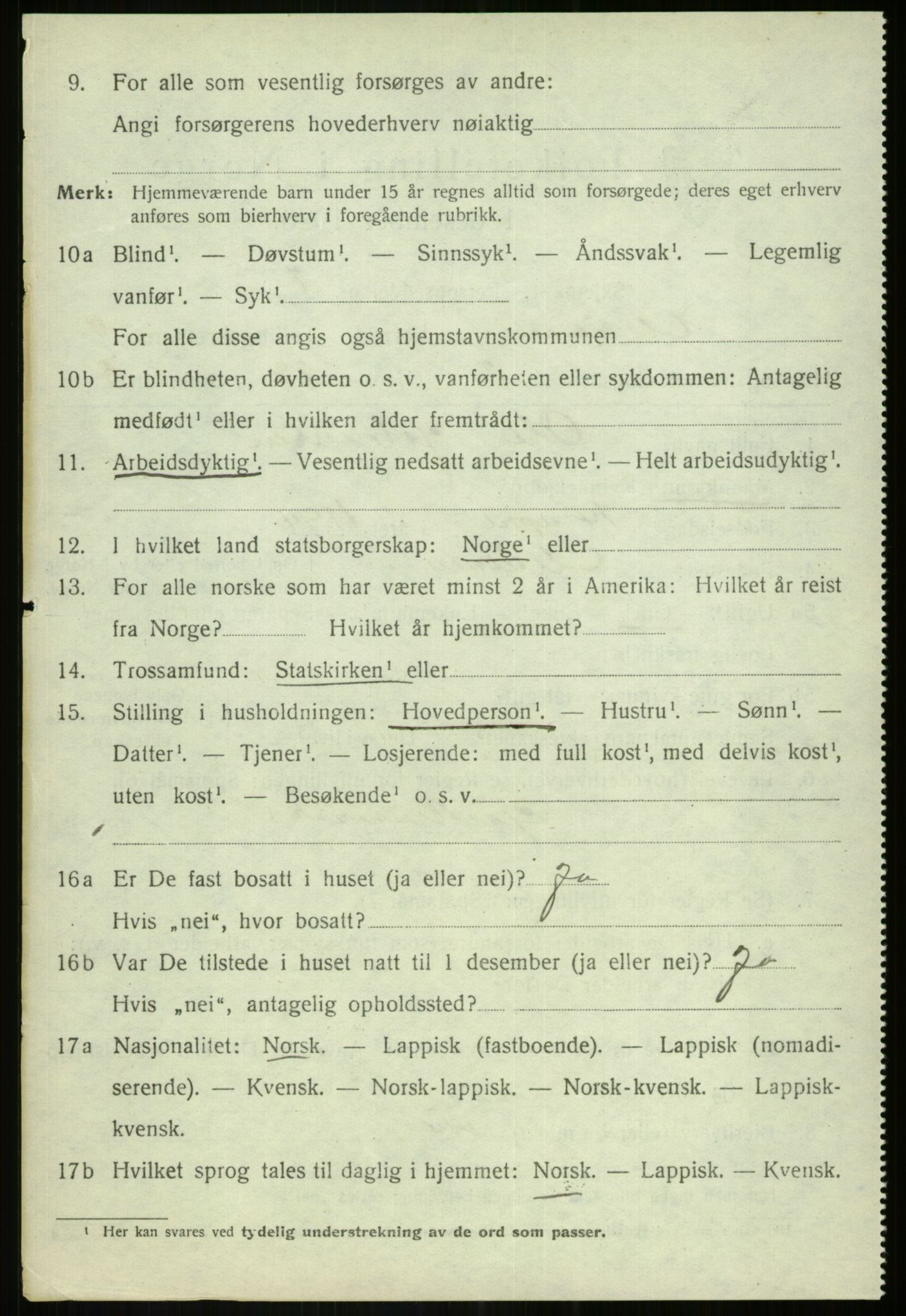 SATØ, 1920 census for Målselv, 1920, p. 4194