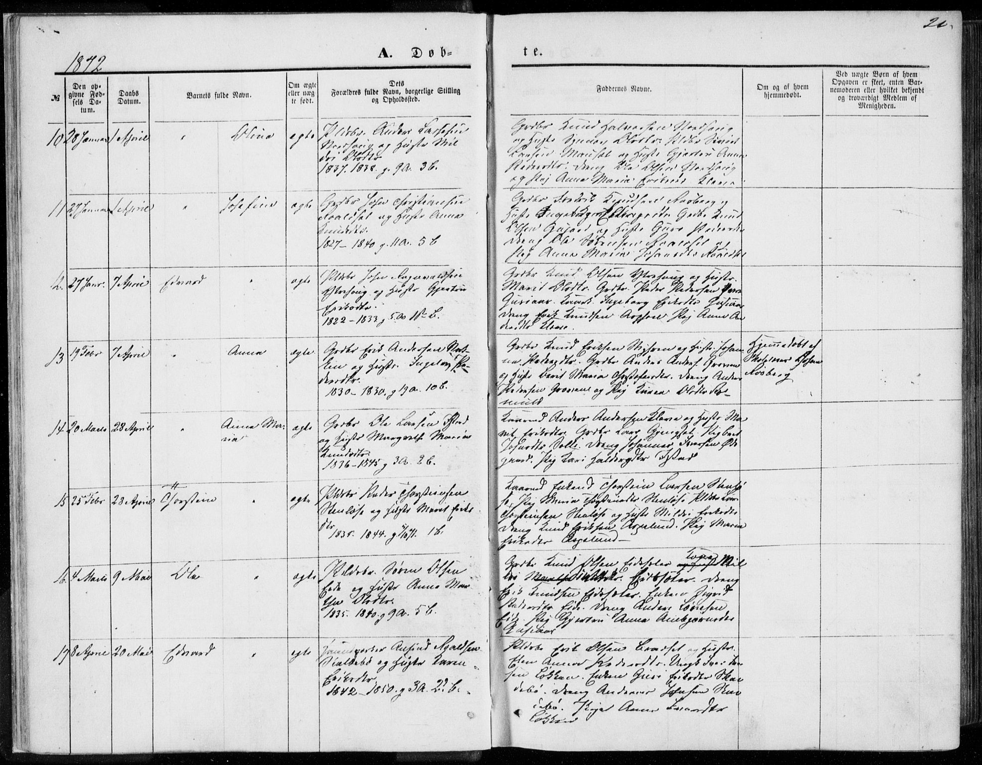 Ministerialprotokoller, klokkerbøker og fødselsregistre - Møre og Romsdal, AV/SAT-A-1454/557/L0681: Parish register (official) no. 557A03, 1869-1886, p. 20