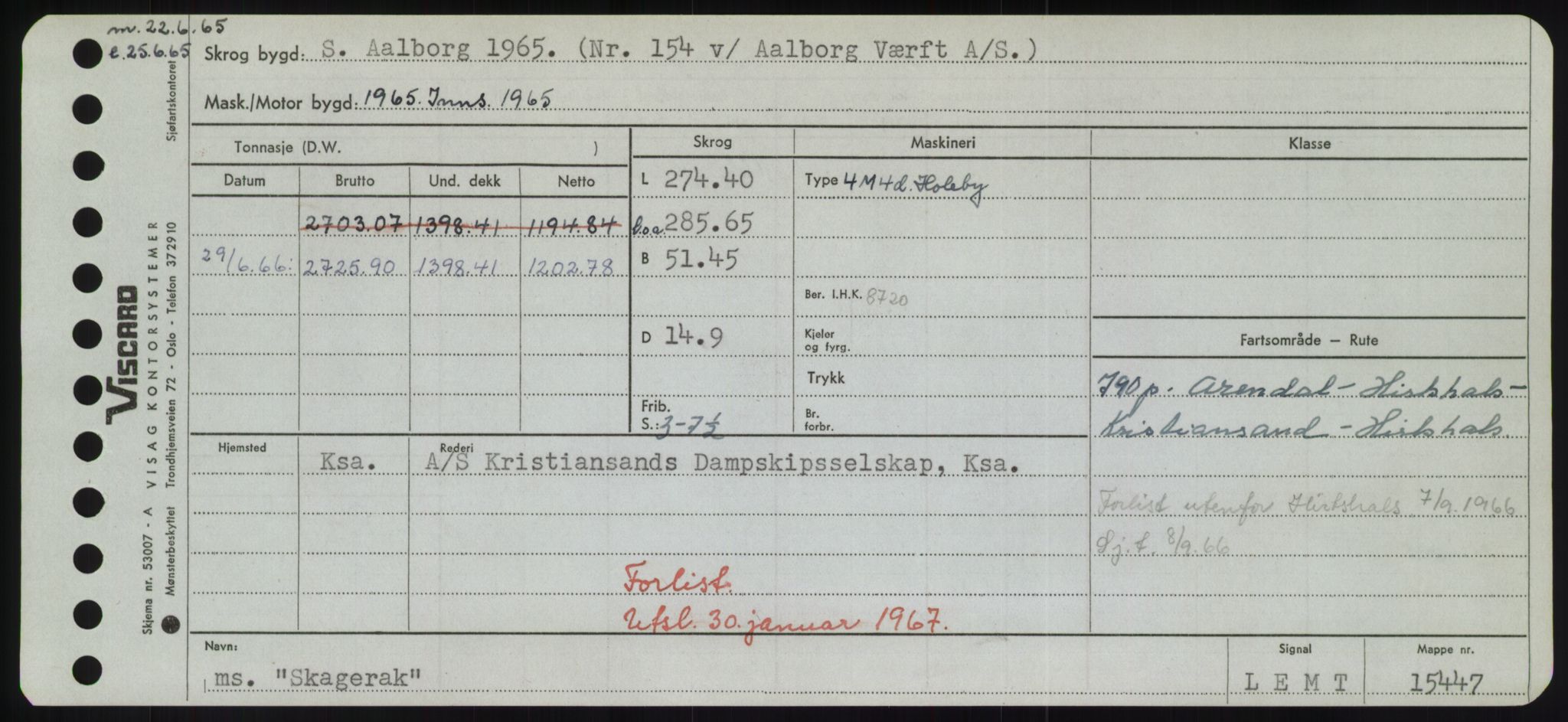 Sjøfartsdirektoratet med forløpere, Skipsmålingen, RA/S-1627/H/Hd/L0034: Fartøy, Sk-Slå, p. 23