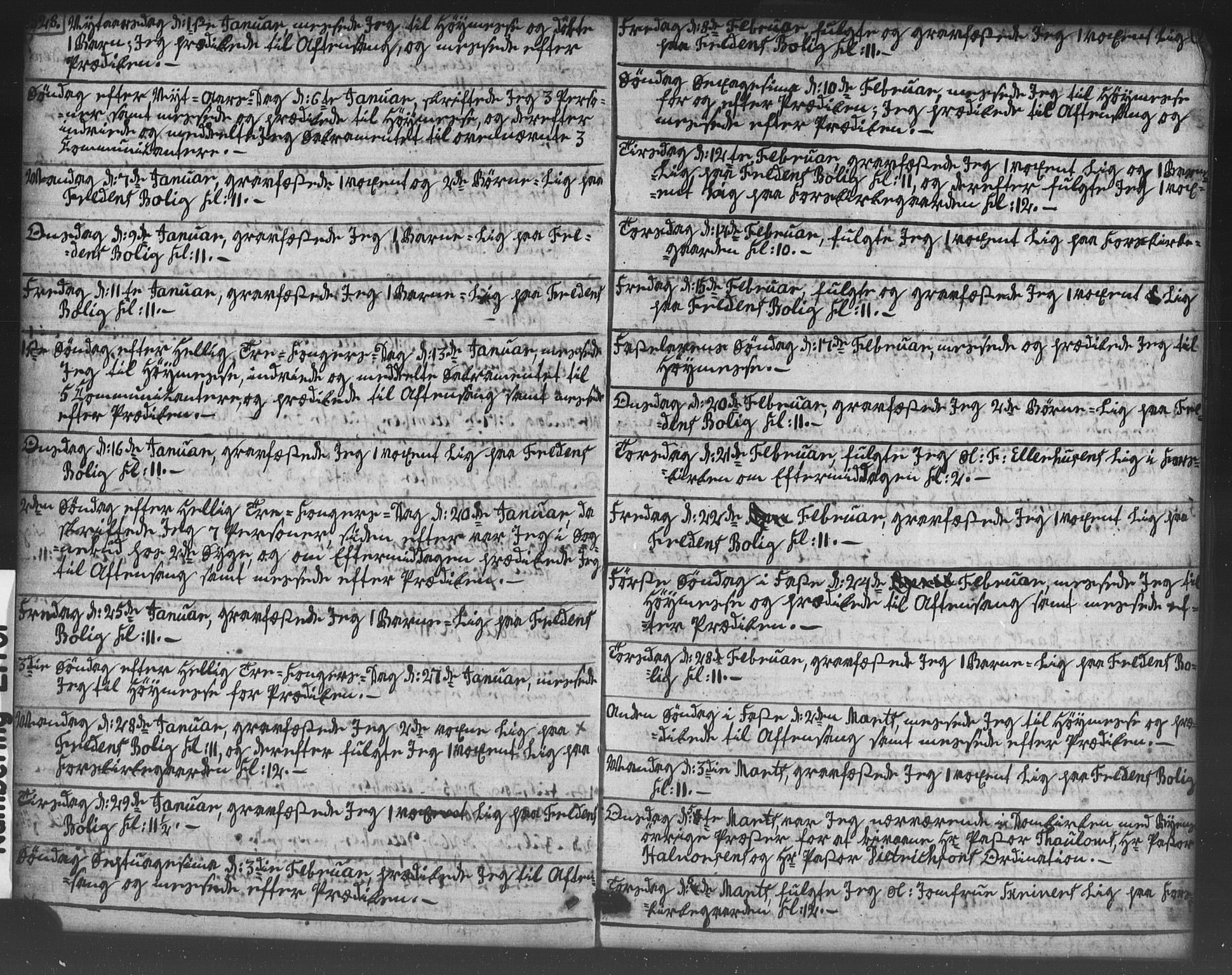 Korskirken sokneprestembete, AV/SAB-A-76101/H/Haa/L0066: Curate's parish register no. A 1, 1826-1843, p. 9