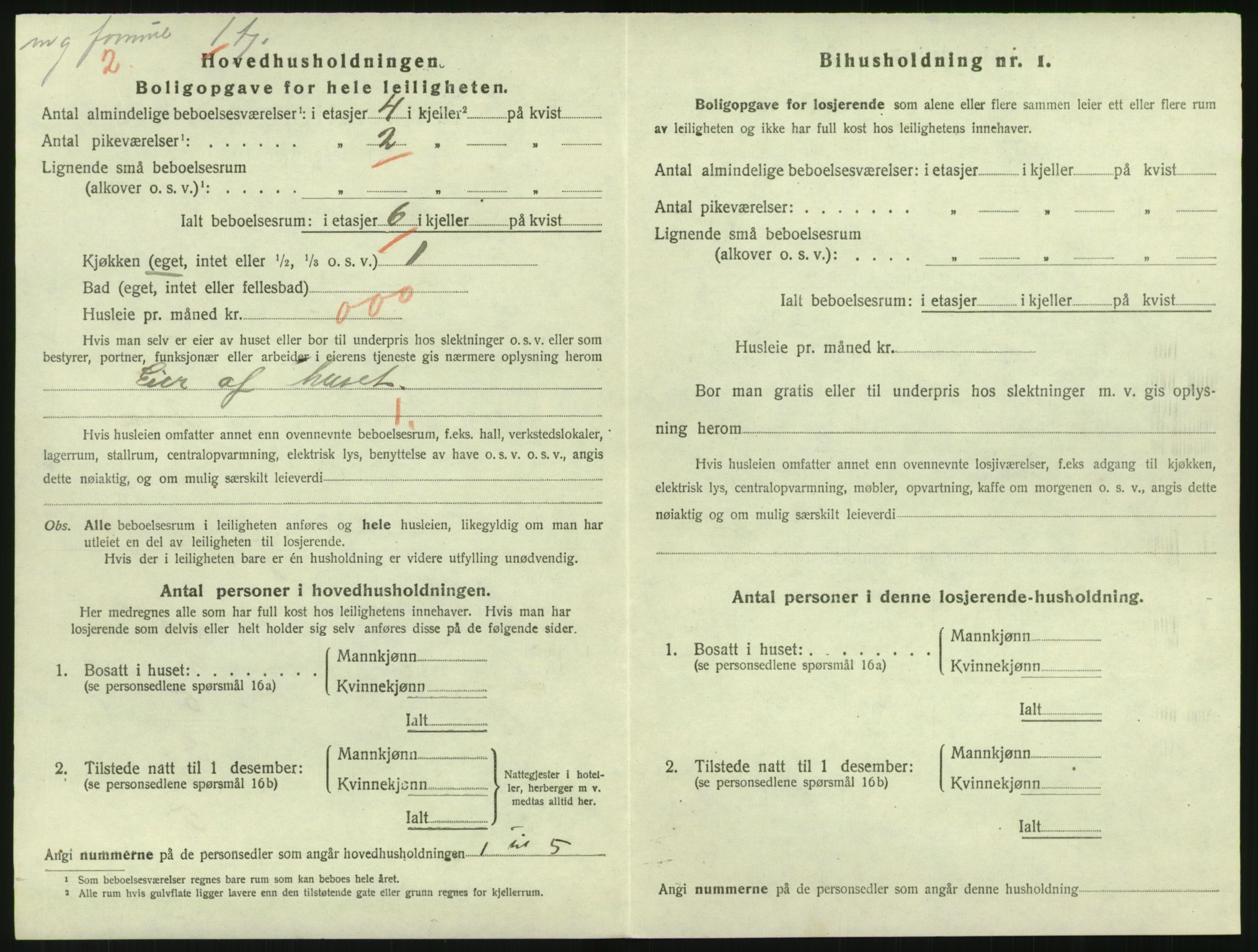 SAK, 1920 census for Grimstad, 1920, p. 1332