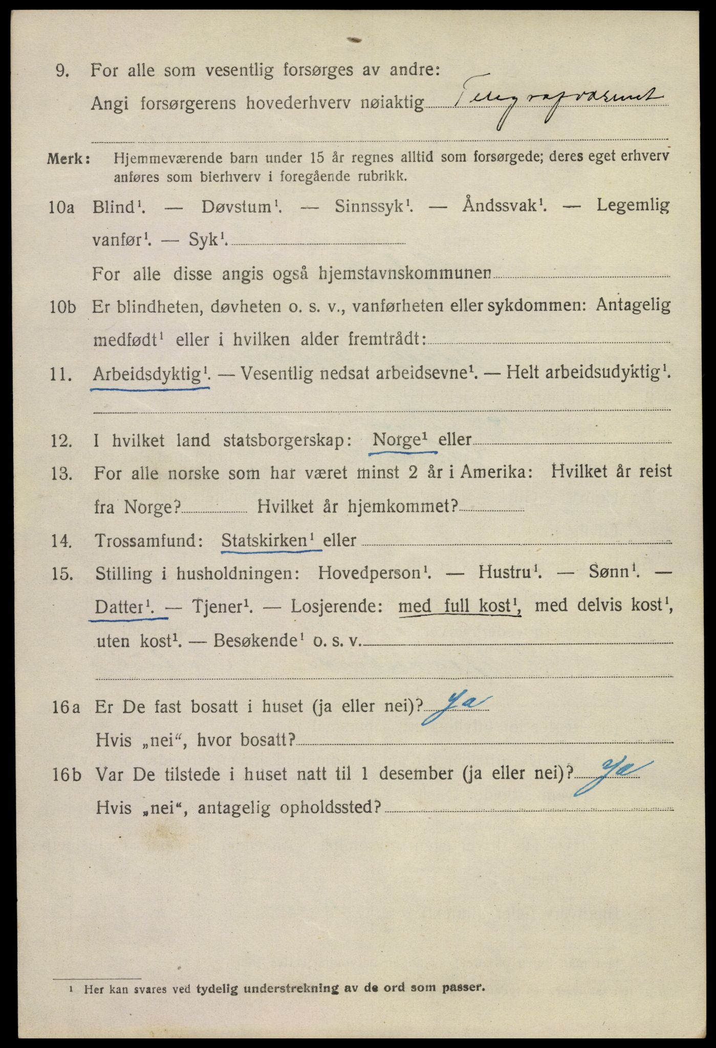 SAKO, 1920 census for Svelvik, 1920, p. 3584