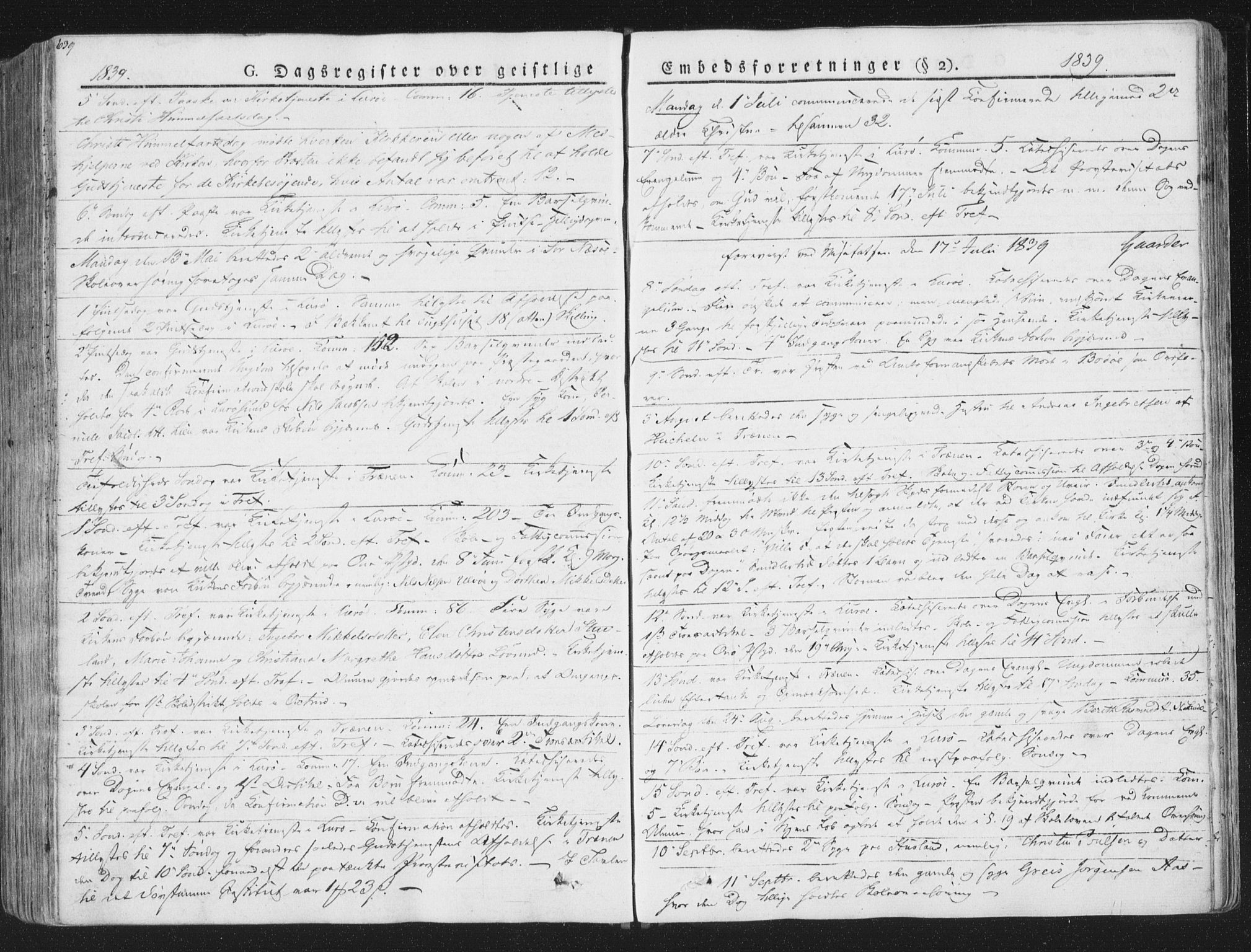 Ministerialprotokoller, klokkerbøker og fødselsregistre - Nordland, AV/SAT-A-1459/839/L0566: Parish register (official) no. 839A03, 1825-1862, p. 639