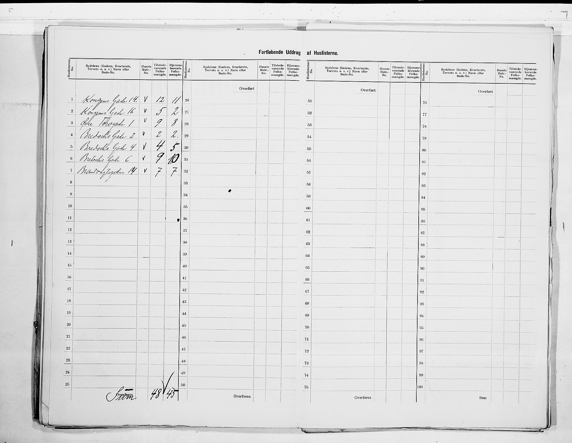 RA, 1900 census for Larvik, 1900, p. 53