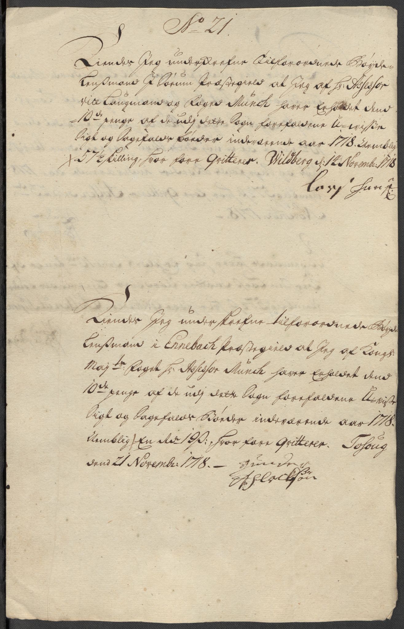 Rentekammeret inntil 1814, Reviderte regnskaper, Fogderegnskap, AV/RA-EA-4092/R11/L0600: Fogderegnskap Nedre Romerike, 1718, p. 239