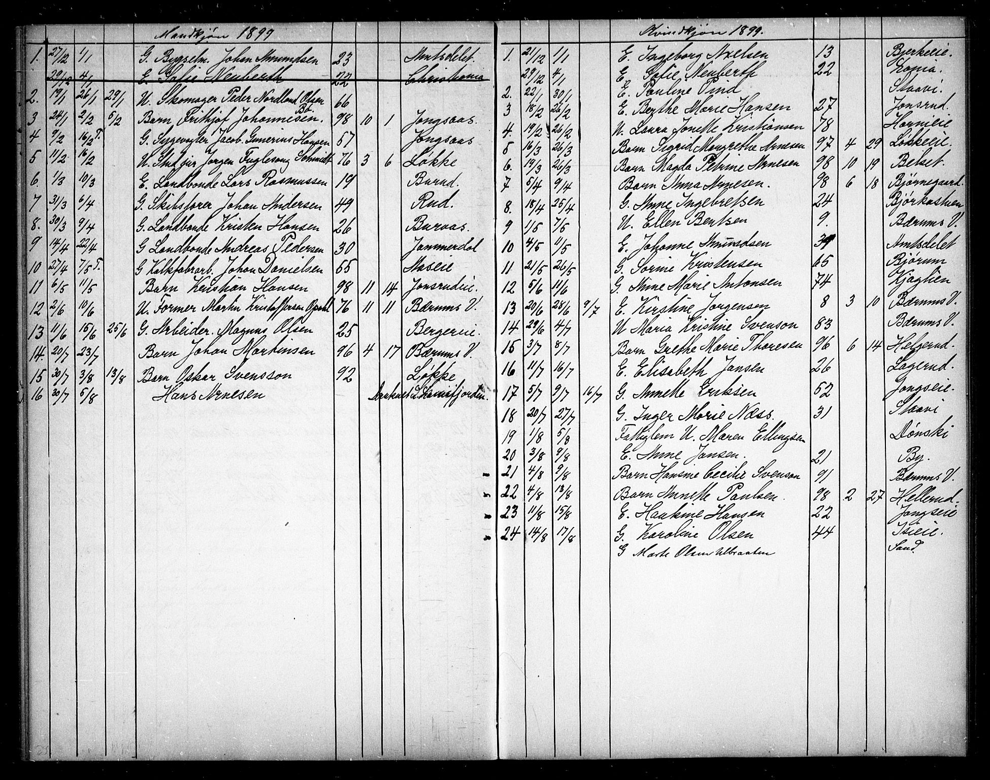 Asker prestekontor Kirkebøker, AV/SAO-A-10256a/G/Gb/L0004: Parish register (copy) no. II 4, 1890-1899