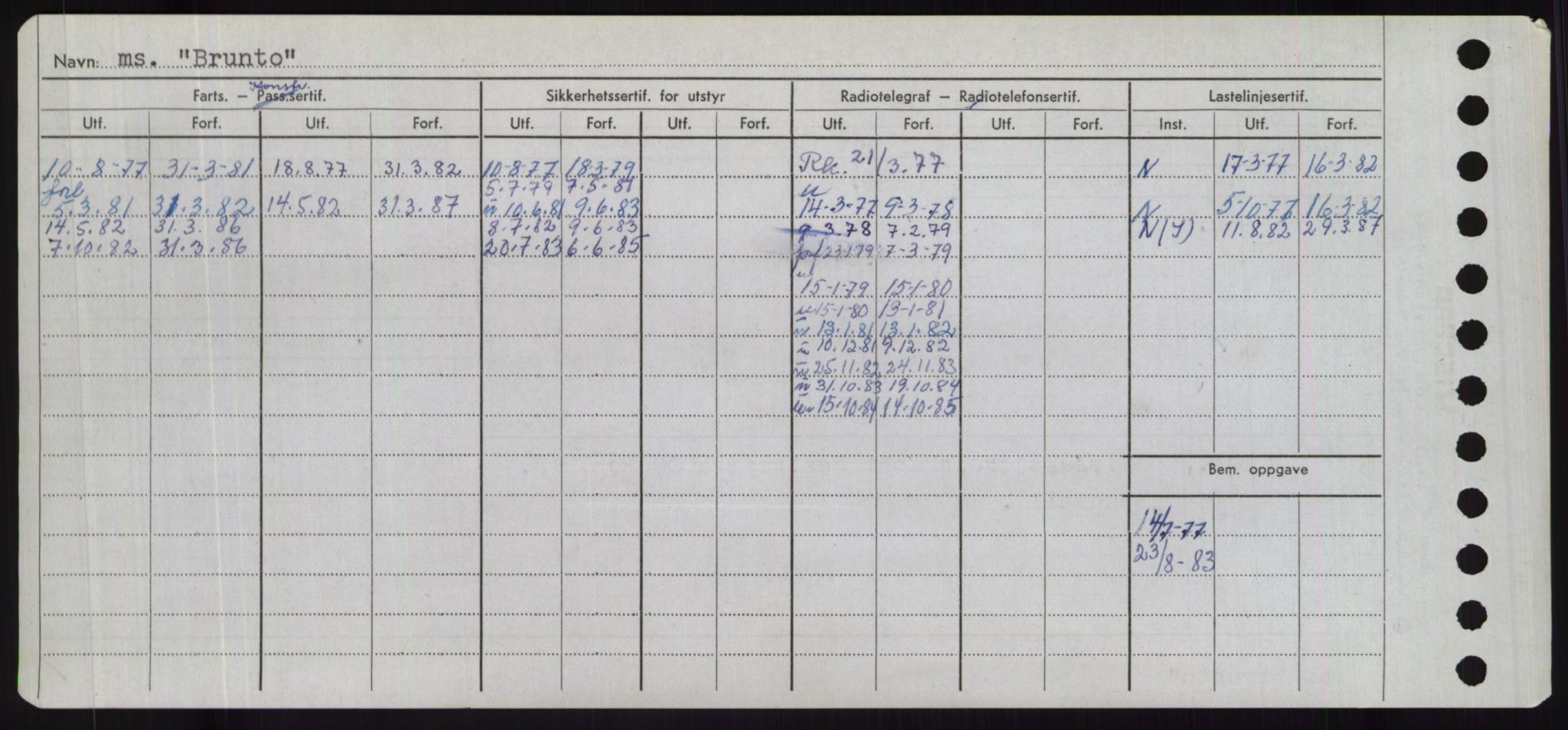 Sjøfartsdirektoratet med forløpere, Skipsmålingen, AV/RA-S-1627/H/Hd/L0005: Fartøy, Br-Byg, p. 418