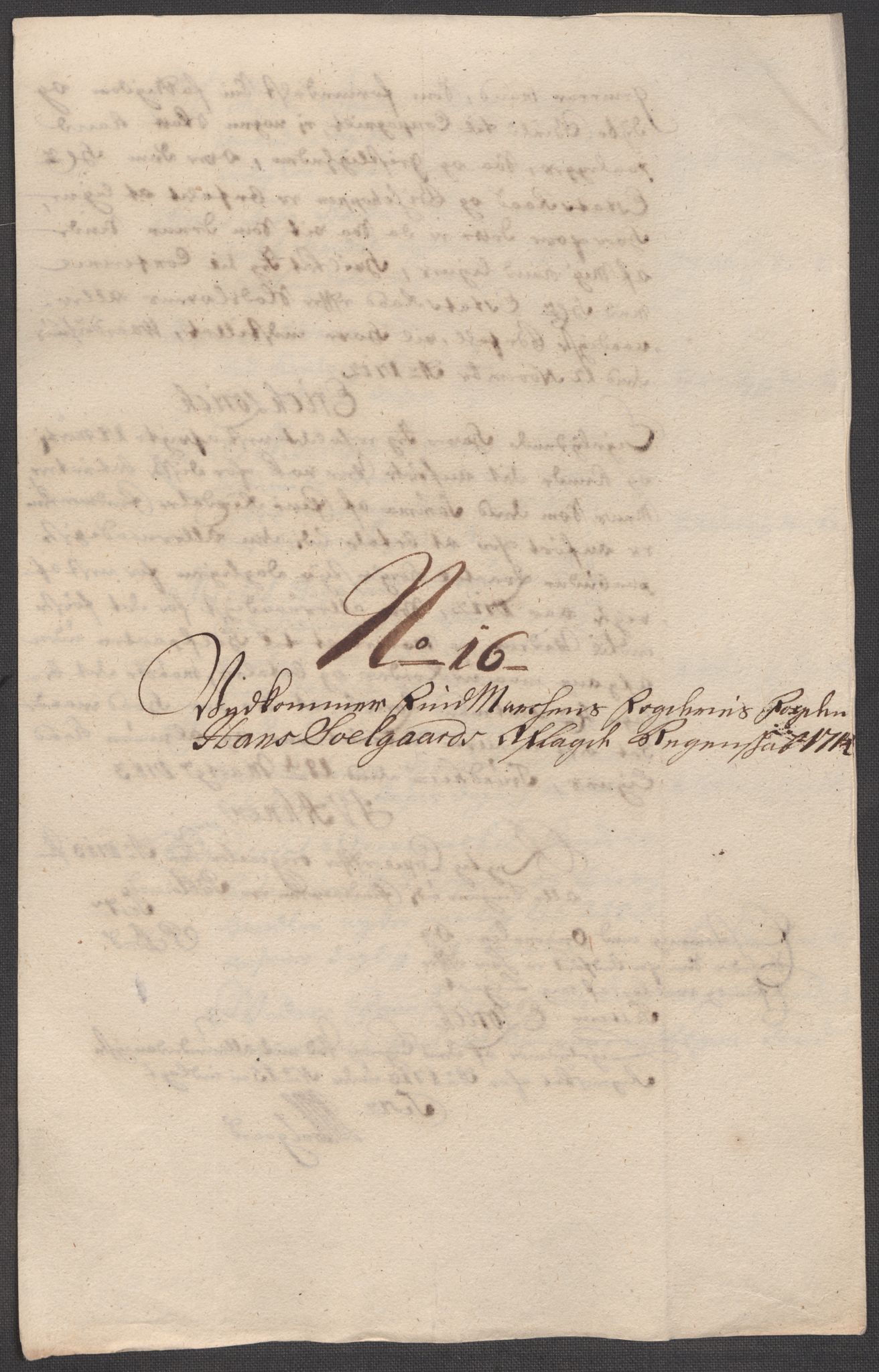 Rentekammeret inntil 1814, Reviderte regnskaper, Fogderegnskap, AV/RA-EA-4092/R69/L4856: Fogderegnskap Finnmark/Vardøhus, 1713-1715, p. 316