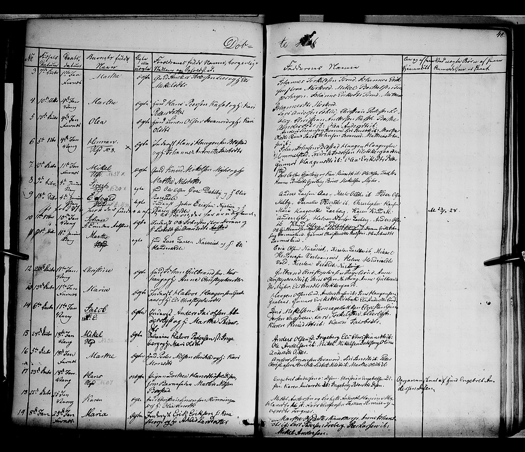 Vang prestekontor, Hedmark, AV/SAH-PREST-008/H/Ha/Haa/L0010: Parish register (official) no. 10, 1841-1855, p. 48