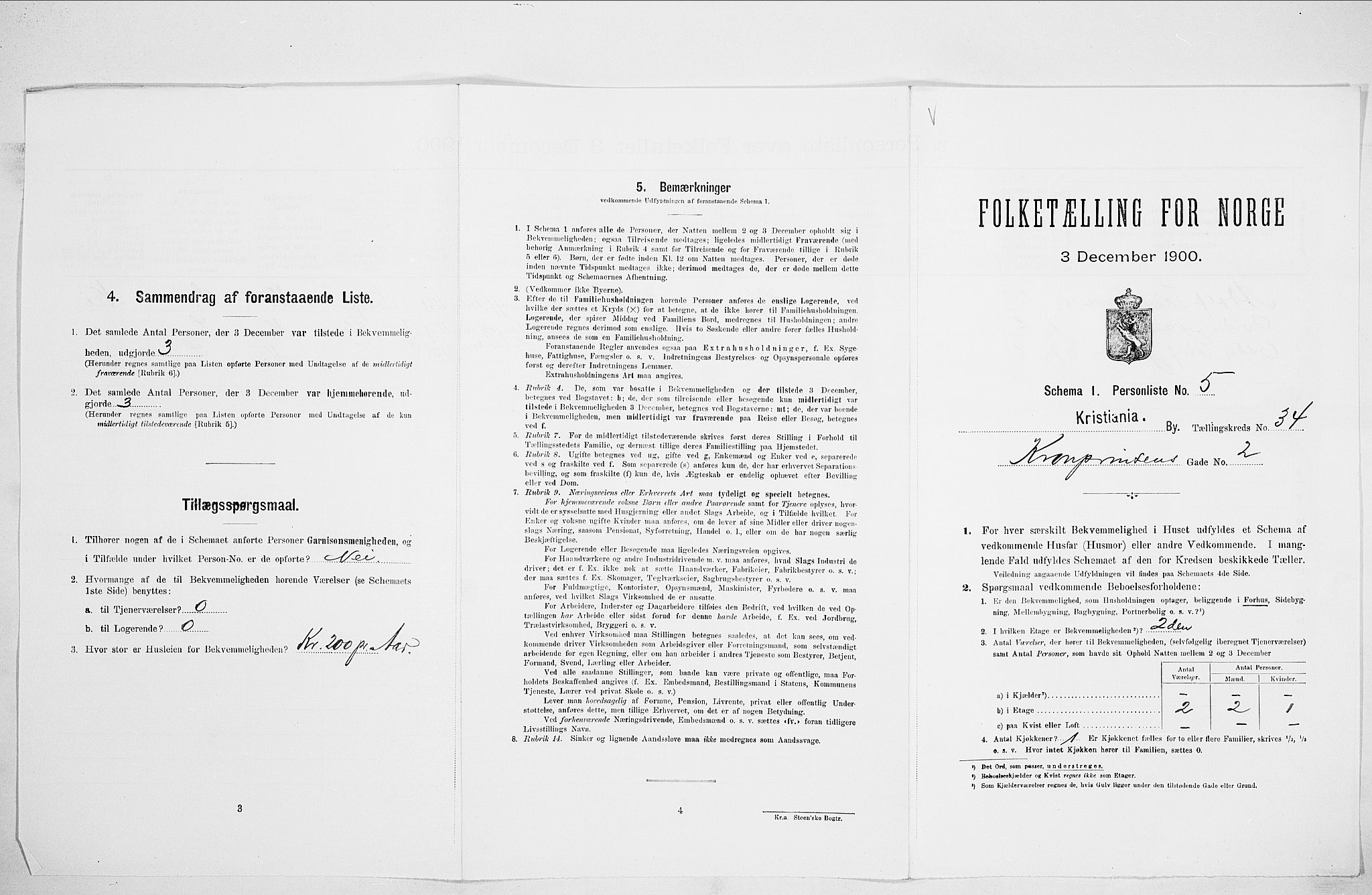 SAO, 1900 census for Kristiania, 1900, p. 49753