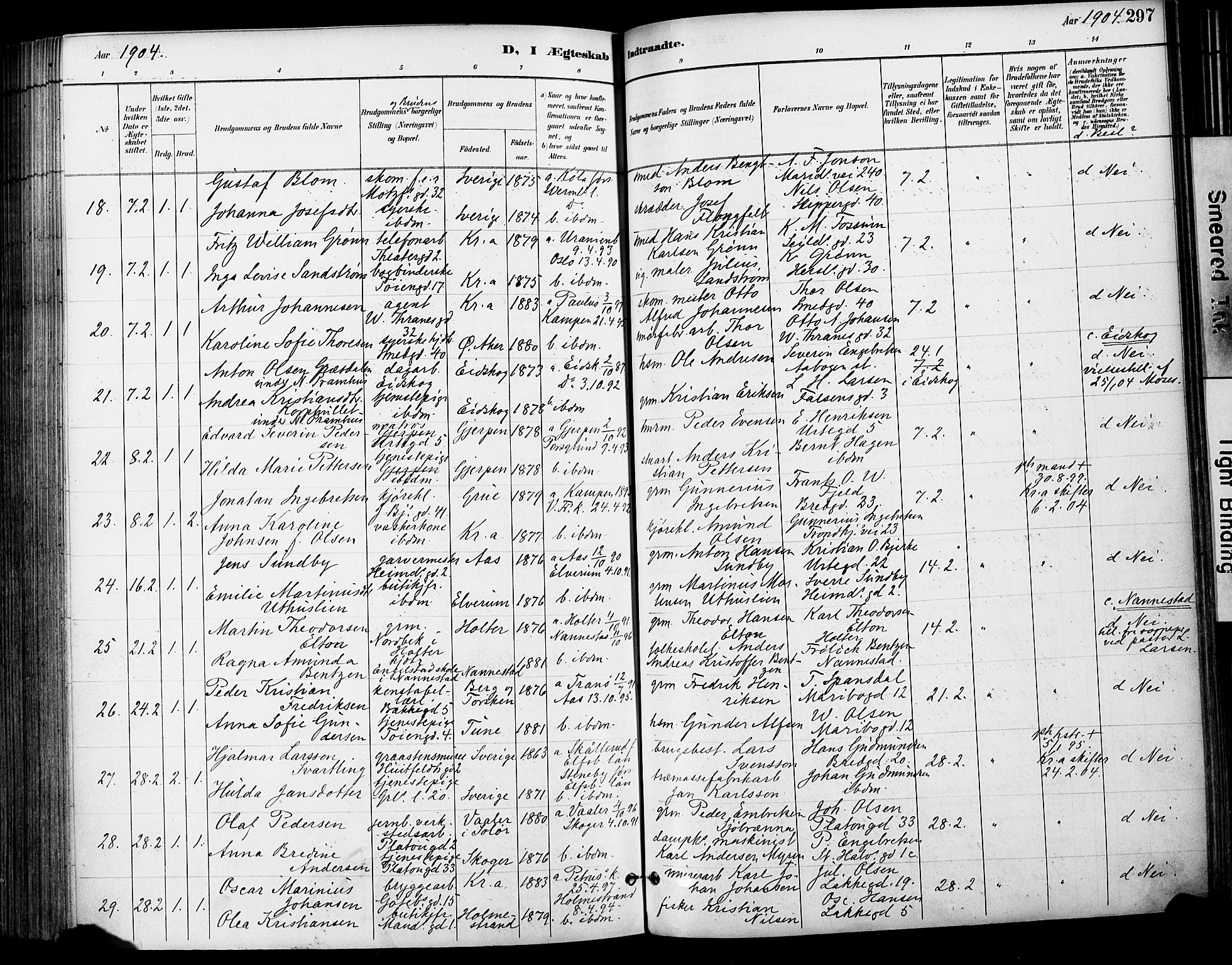 Grønland prestekontor Kirkebøker, AV/SAO-A-10848/F/Fa/L0013: Parish register (official) no. 13, 1887-1906, p. 297