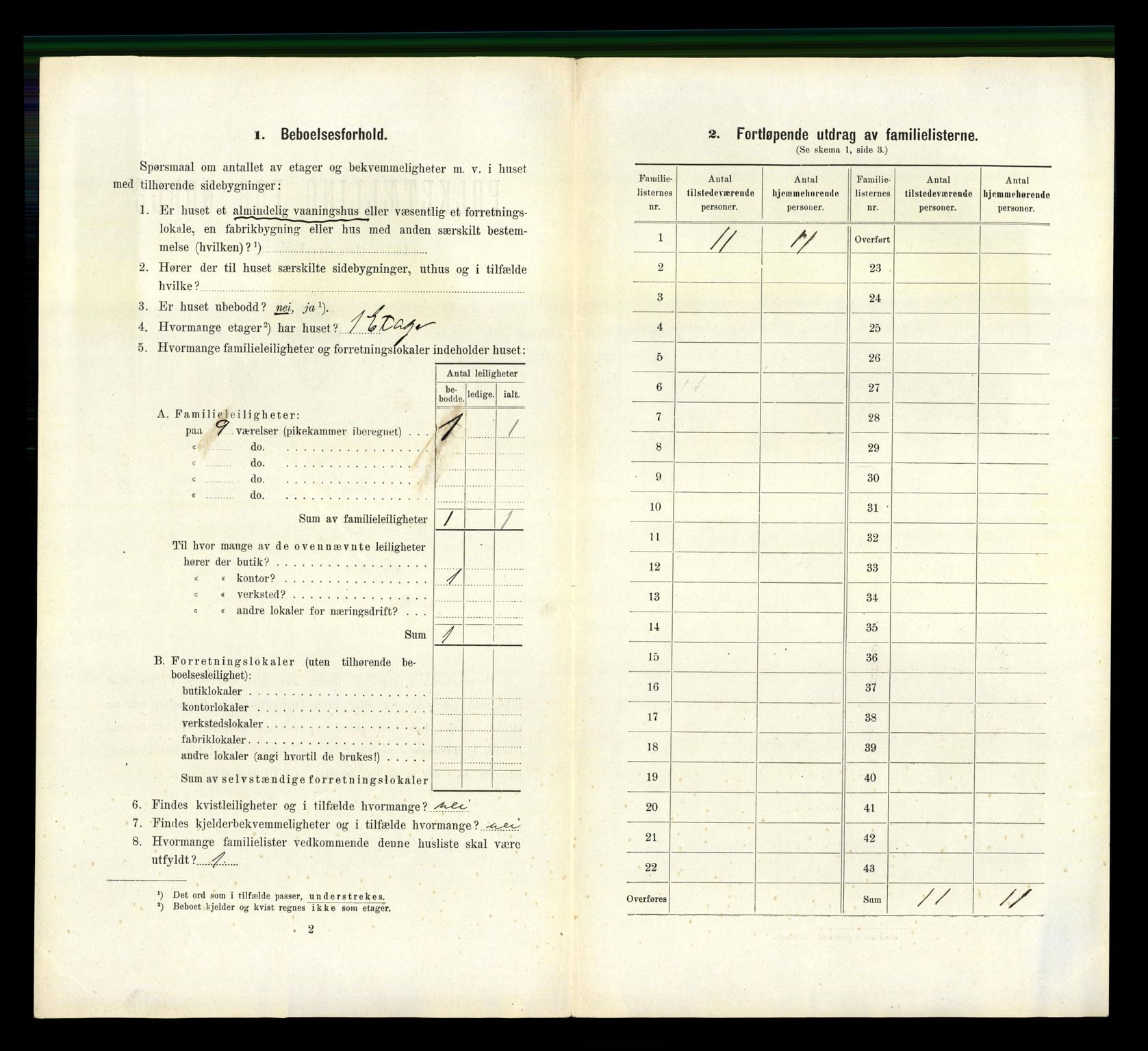 RA, 1910 census for Bodø, 1910, p. 1326