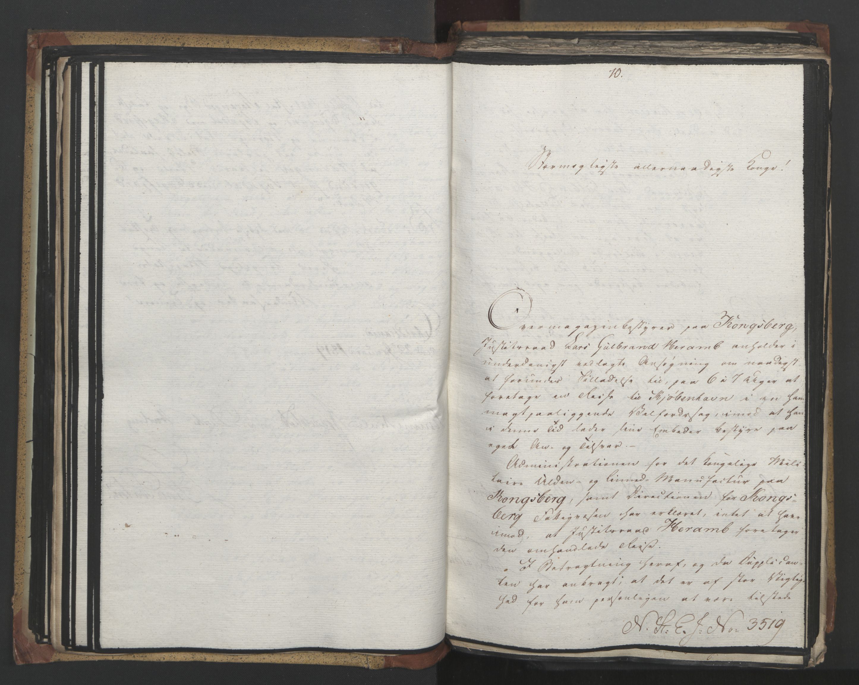 Statsrådsavdelingen i Stockholm, AV/RA-S-1003/D/Da/L0017: Regjeringsinnstillinger nr. 3469-3598, 1819, p. 111