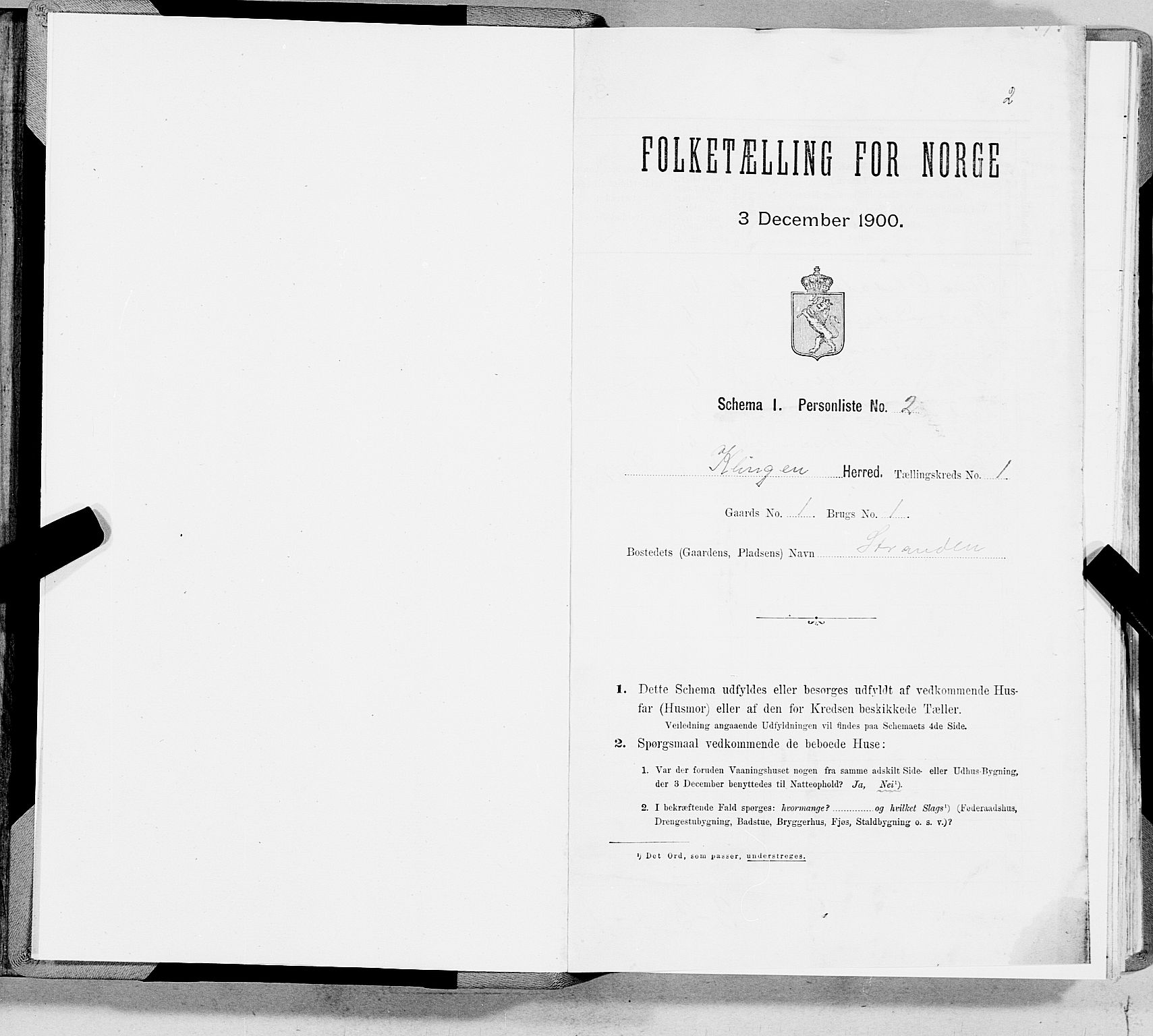 SAT, 1900 census for Klinga, 1900, p. 13