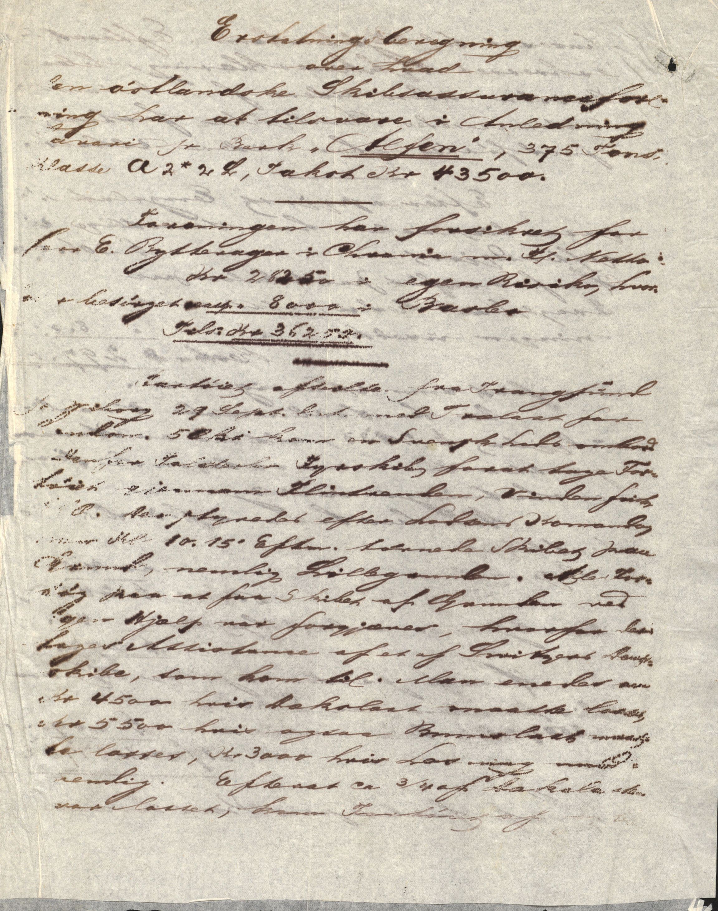 Pa 63 - Østlandske skibsassuranceforening, VEMU/A-1079/G/Ga/L0014/0011: Havaridokumenter / Agra, Anna, Jorsalfarer, Alfen, Uller, Solon, 1882, p. 24