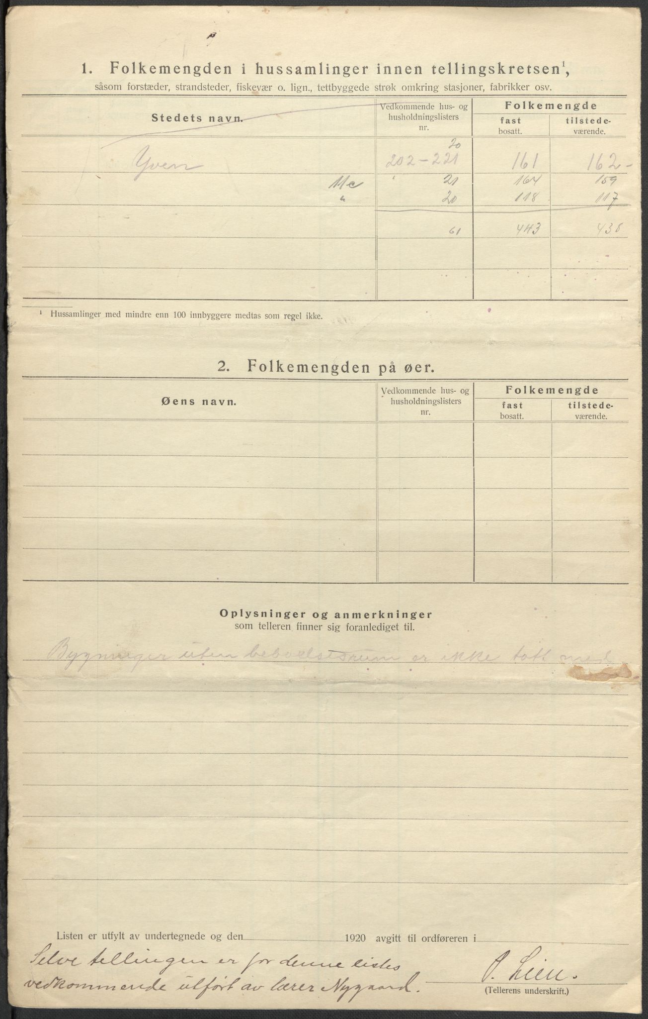 SAO, 1920 census for Tune, 1920, p. 53