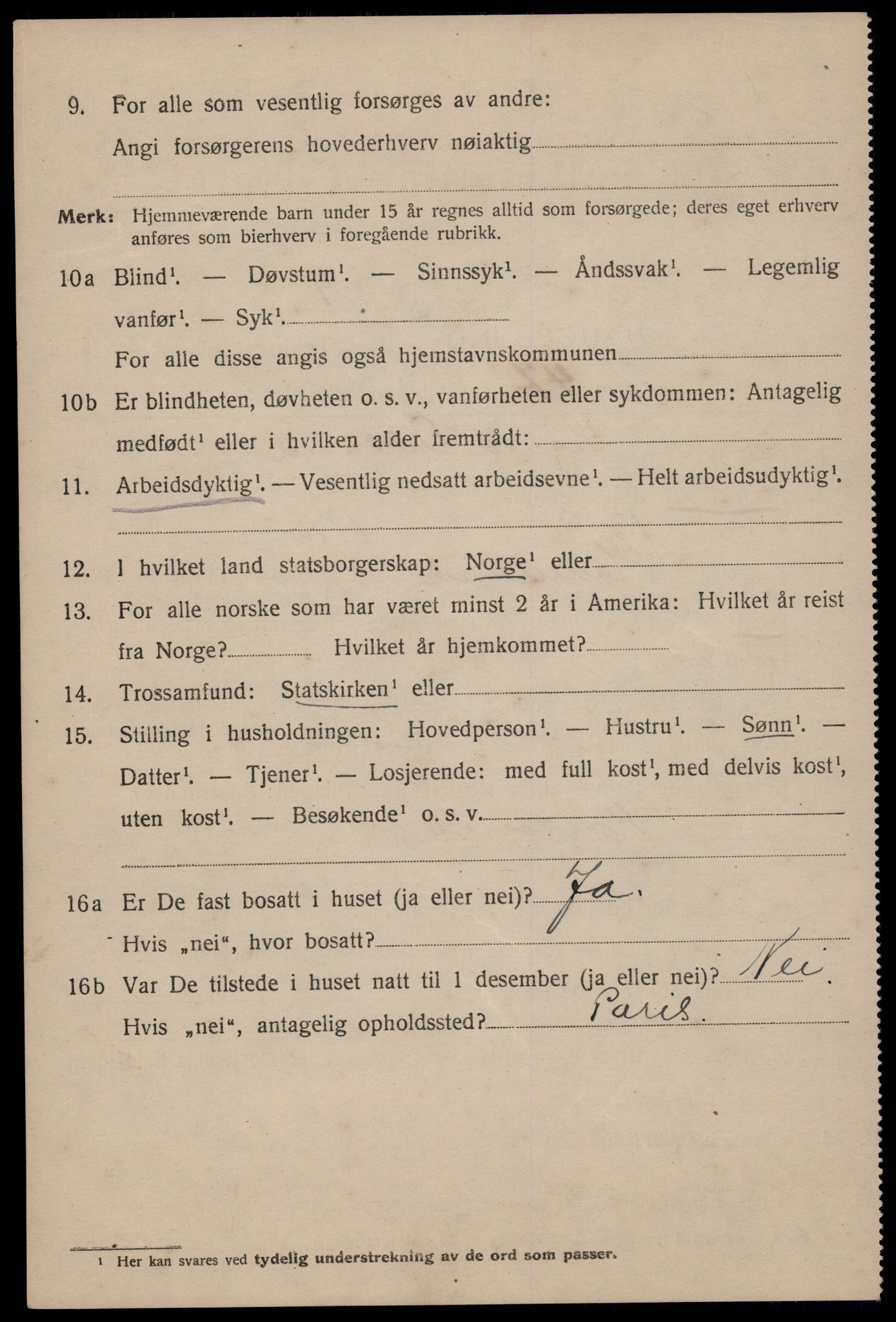 SAST, 1920 census for Haugesund, 1920, p. 16176