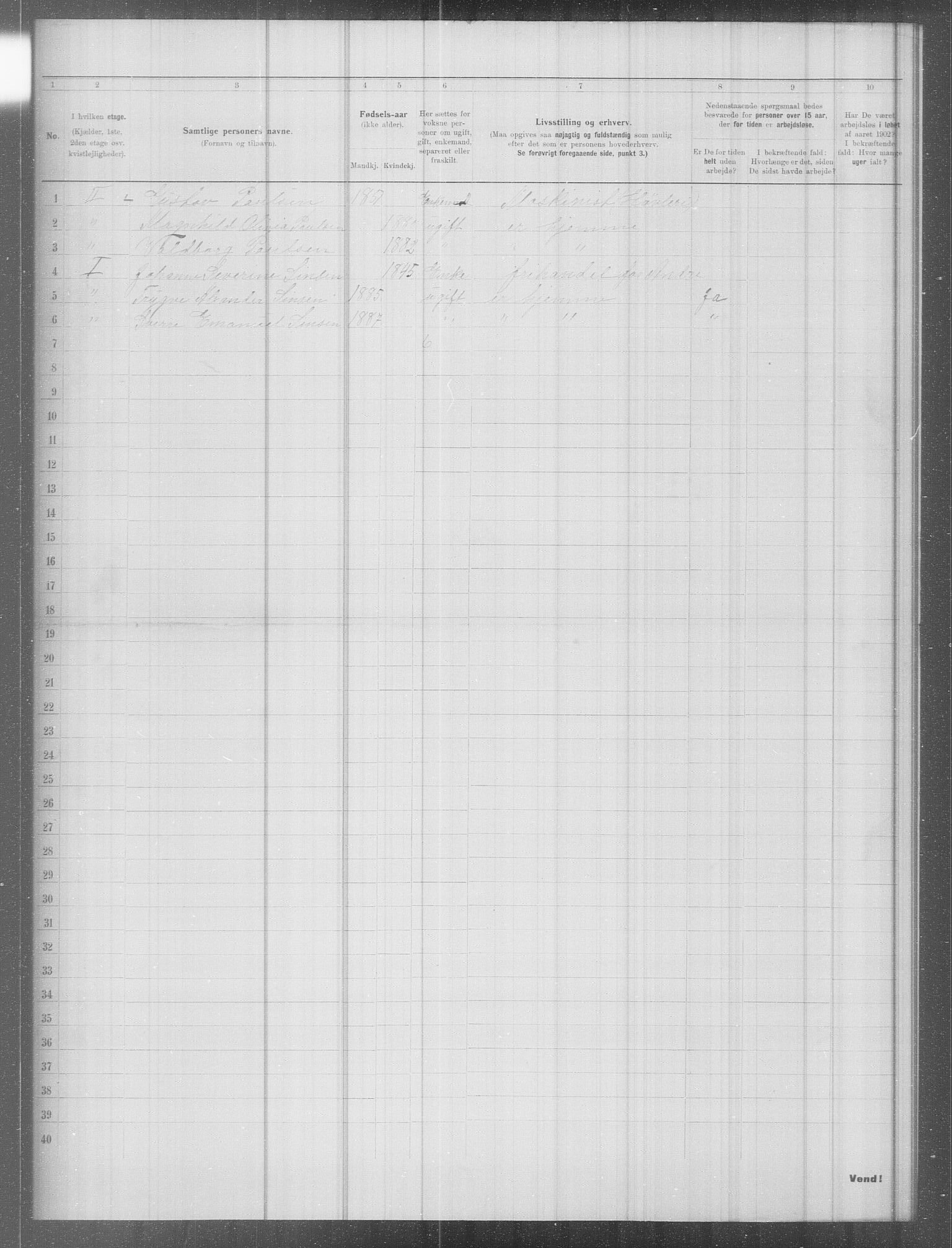 OBA, Municipal Census 1902 for Kristiania, 1902, p. 8014