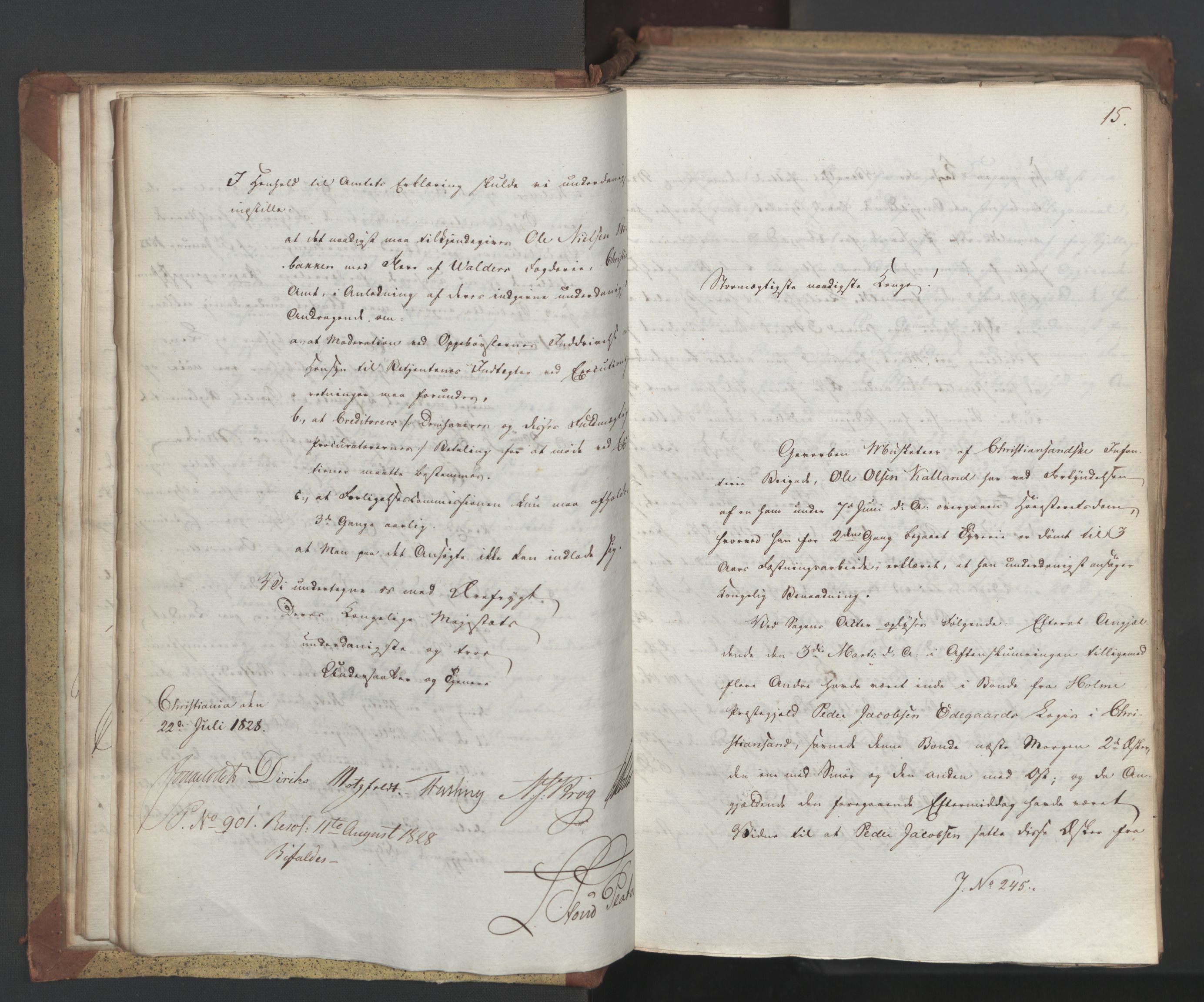 Statsrådsavdelingen i Stockholm, AV/RA-S-1003/D/Da/L0055: Regjeringsinnstillinger nr. 231-435, 1828, p. 29