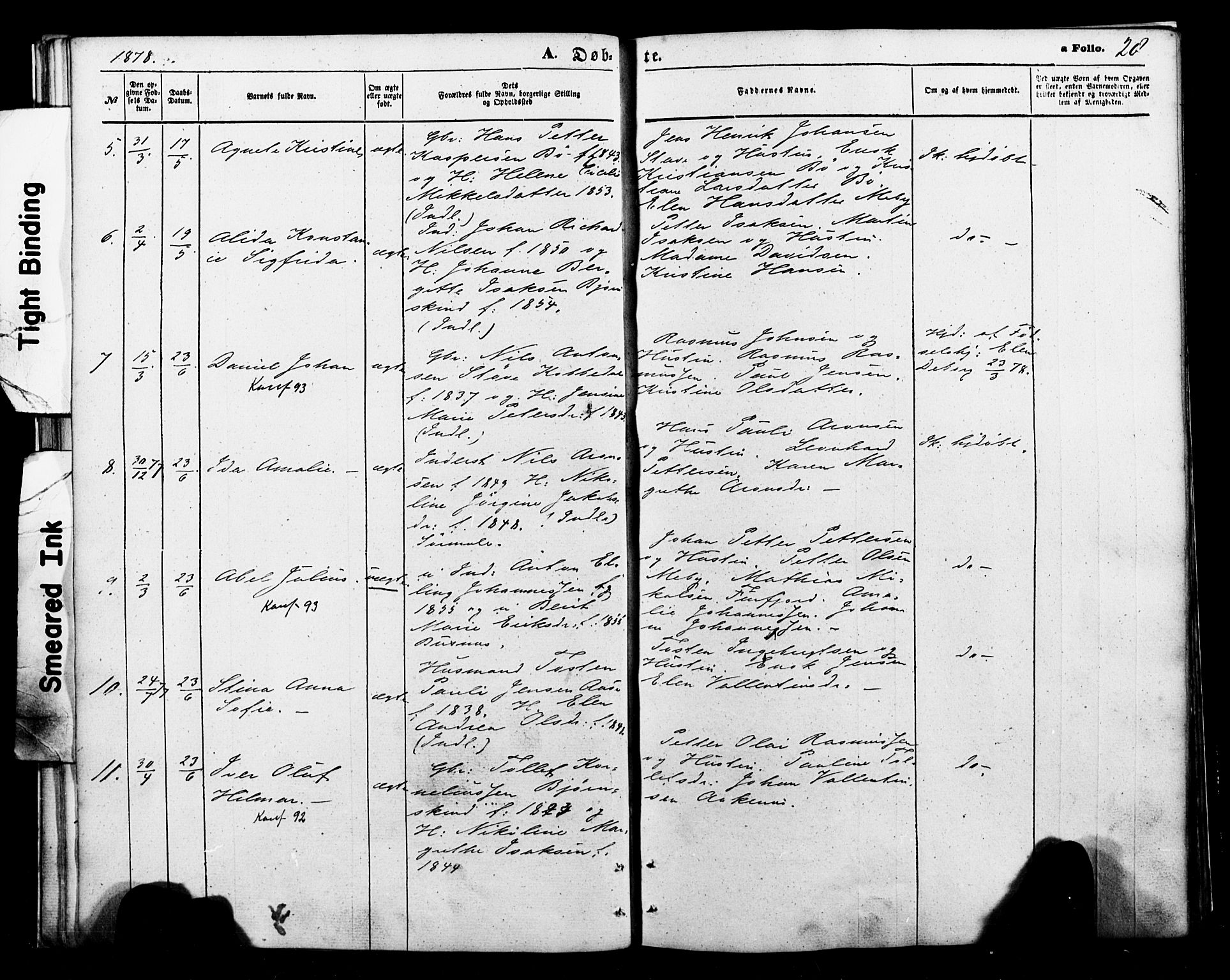 Ministerialprotokoller, klokkerbøker og fødselsregistre - Nordland, SAT/A-1459/898/L1421: Parish register (official) no. 898A01, 1866-1886, p. 28