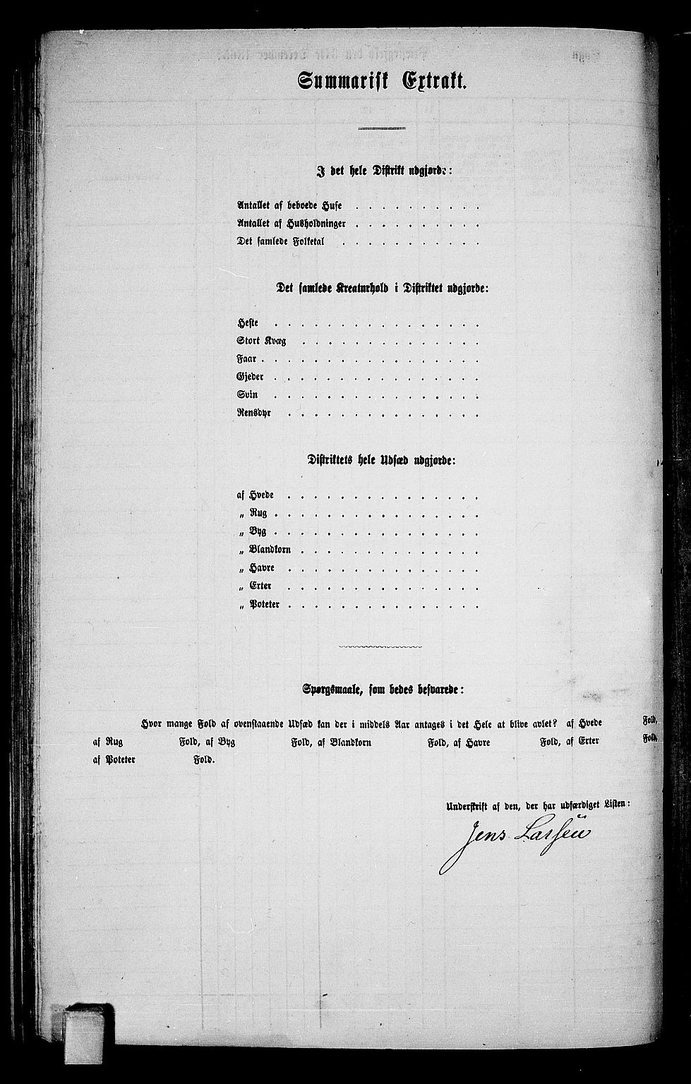 RA, 1865 census for Solum, 1865, p. 108