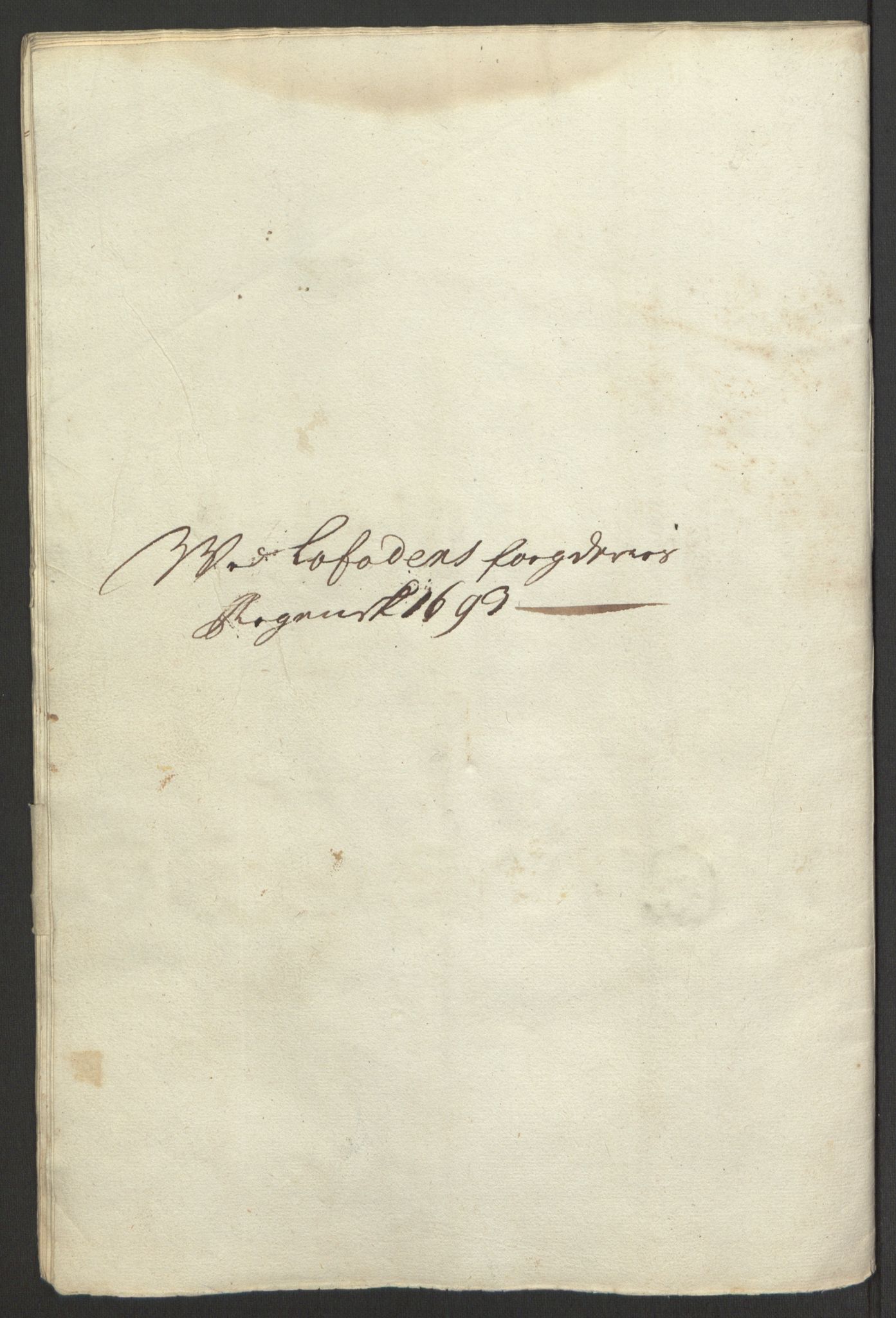 Rentekammeret inntil 1814, Reviderte regnskaper, Fogderegnskap, AV/RA-EA-4092/R67/L4675: Fogderegnskap Vesterålen, Andenes og Lofoten, 1691-1693, p. 247