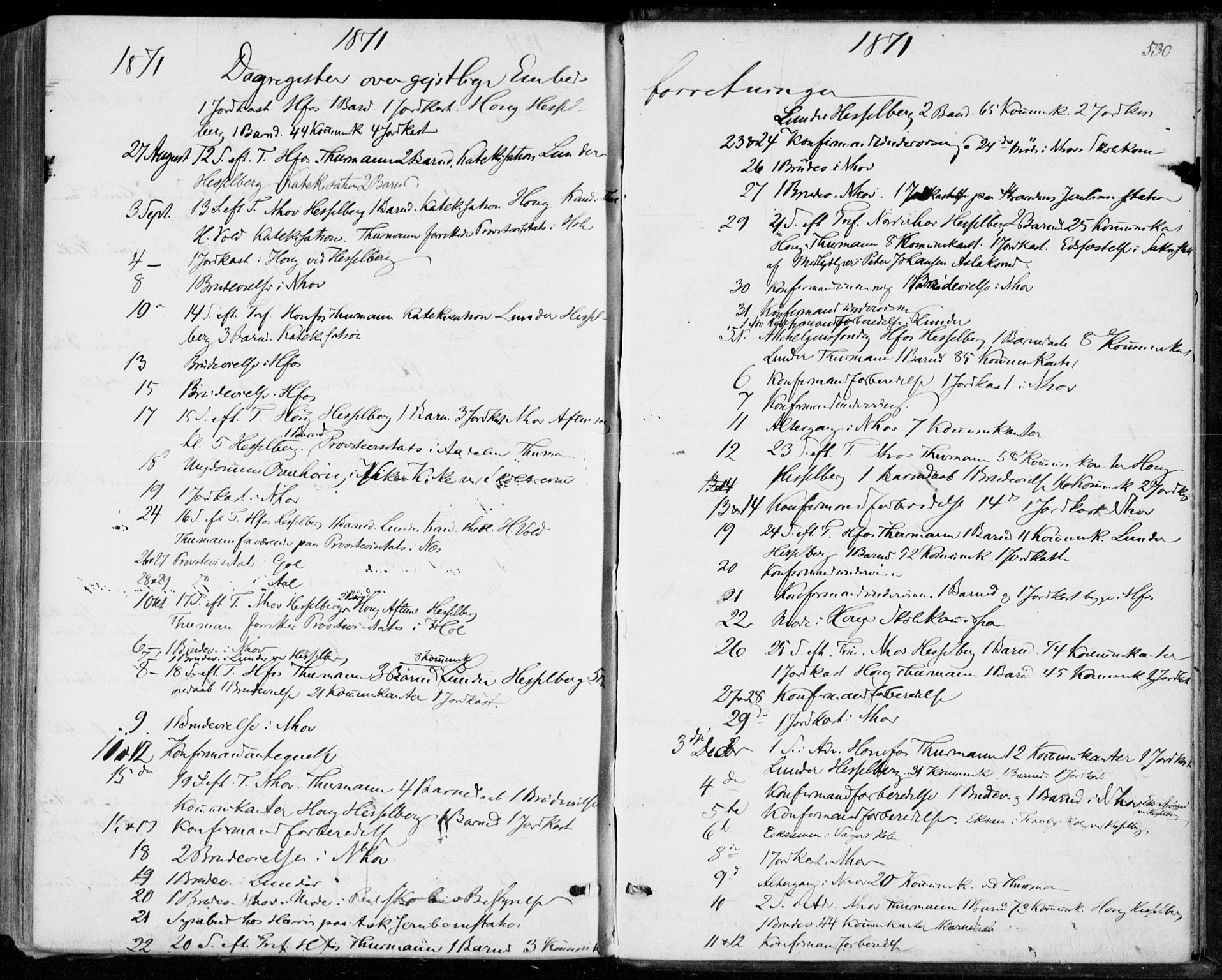 Norderhov kirkebøker, SAKO/A-237/F/Fa/L0013: Parish register (official) no. 13, 1866-1874, p. 530