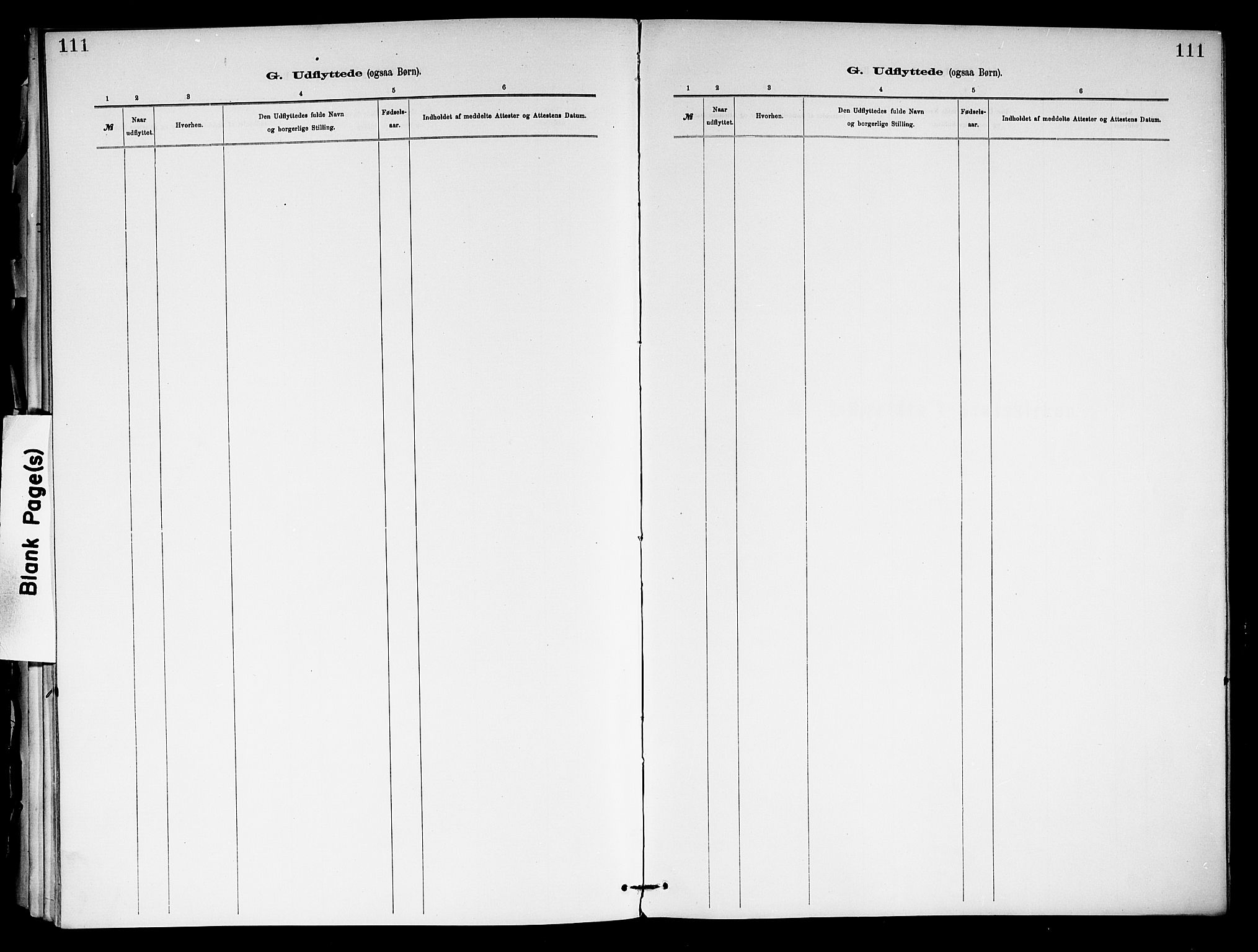 Holla kirkebøker, SAKO/A-272/F/Fa/L0009: Parish register (official) no. 9, 1881-1897, p. 111